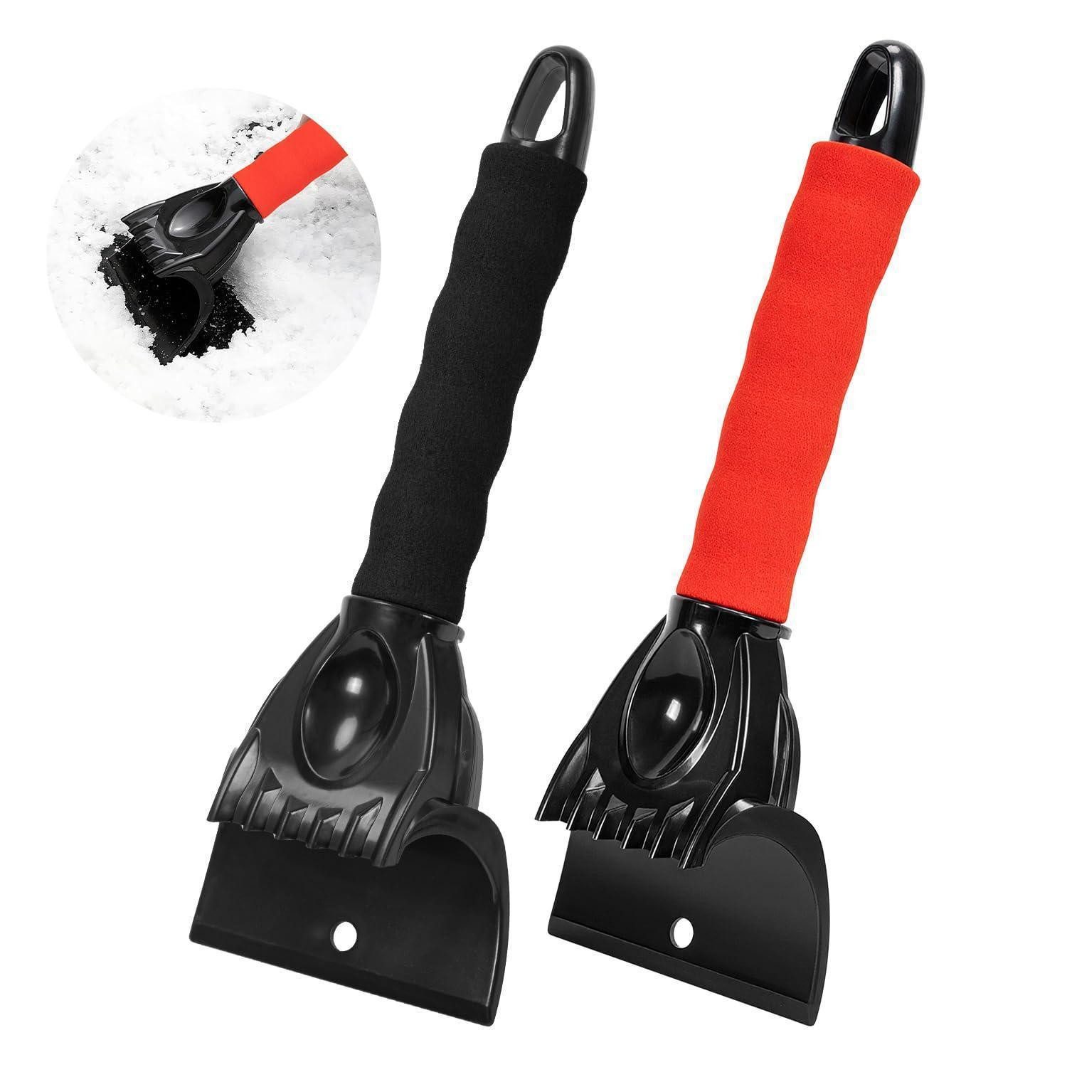 LuxusKollektion Eiskratzer Eiskratzer 2er-Set Auto EVA Schaumstoffgriff Eisbrecher