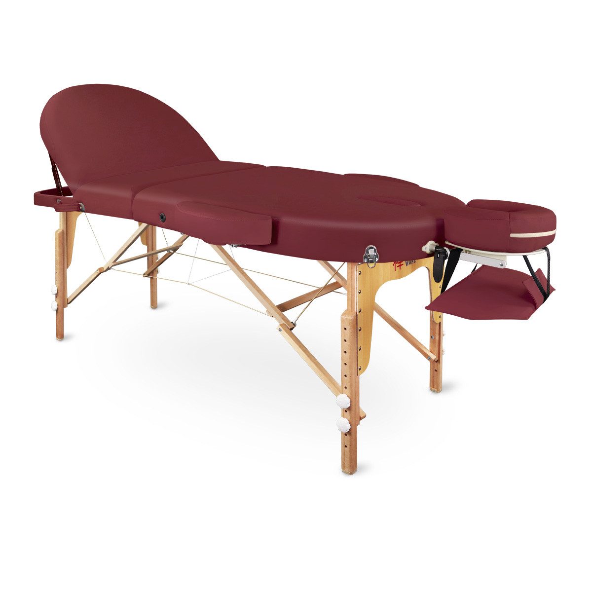 Massunda Massageliege Massageliege Rondavista 2 Deluxe Burgund (1-St)