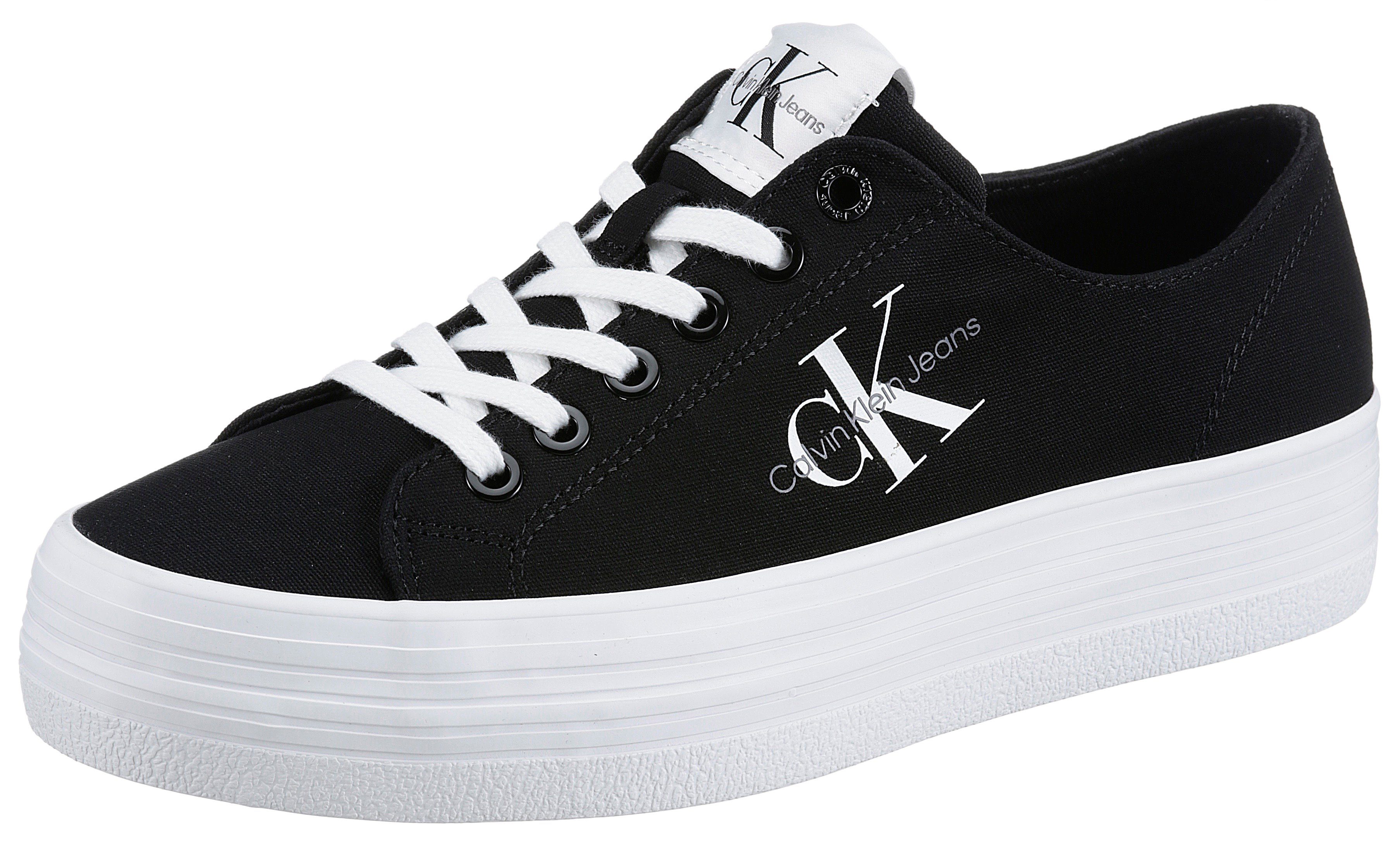 Calvin Klein Jeans SHIVARY 16T Plateausneaker in zeitloser Optik, Freizeitschuh, Halbschuh, Schnürschuh