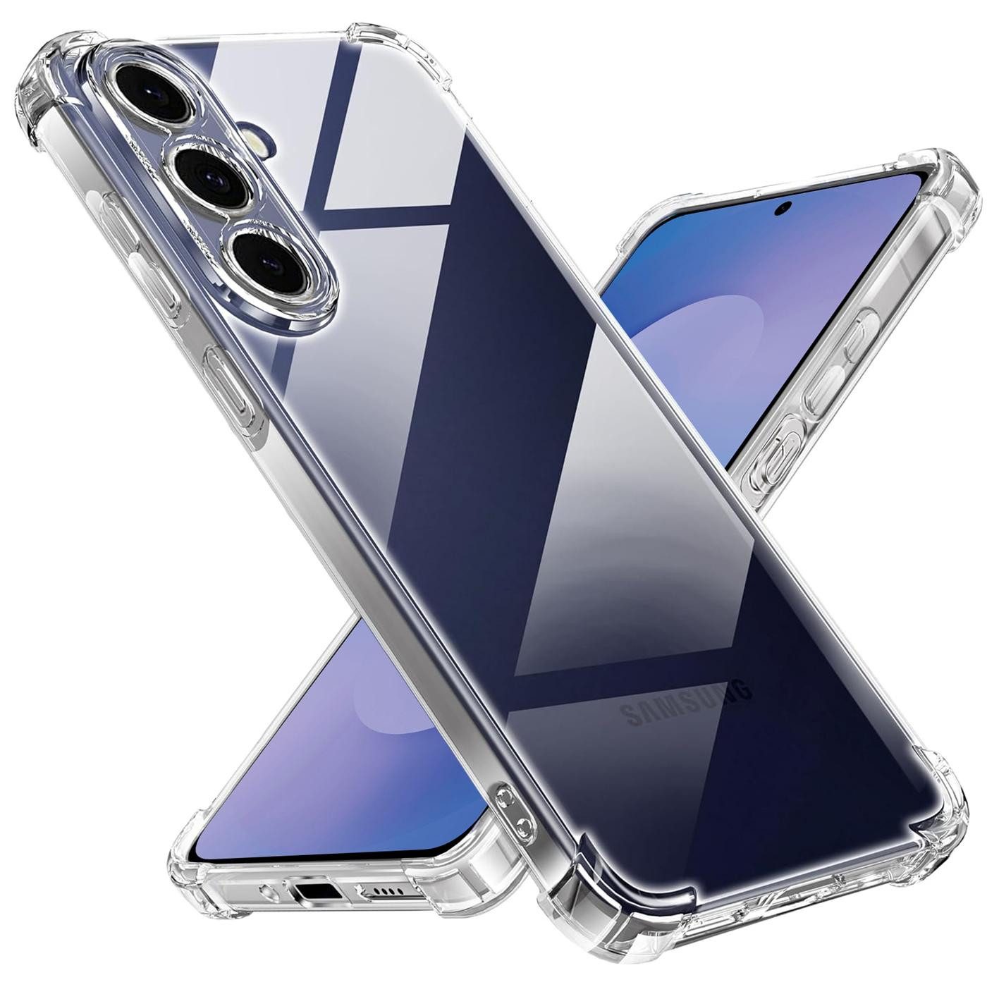 CoolGadget Handyhülle Anti Shock Rugged Case für Samsung Galaxy S25 FE 6,7 Zoll, Slim Cover mit Kantenschutz Schutzhülle für Samsung S25 FE Hülle