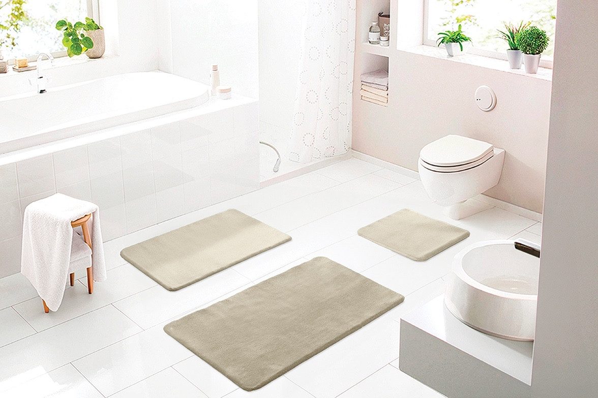 Batex Badematte Lana, Höhe 27 mm, rutschhemmend beschichtet, fußbodenheizun günstig online kaufen