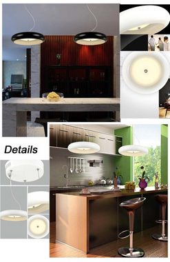 Euroton LED Pendelleuchte LED Pendelleuchte 20*40*60cm Fernbedienung dimmbar, LED fest integriert, Lichtfarbe kaltweiß - warmweiß 7000 k - 3000 k einstellbar