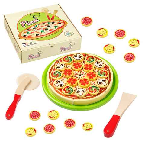 howa Spiellebensmittel, Schneidepizza Pizza aus Holz