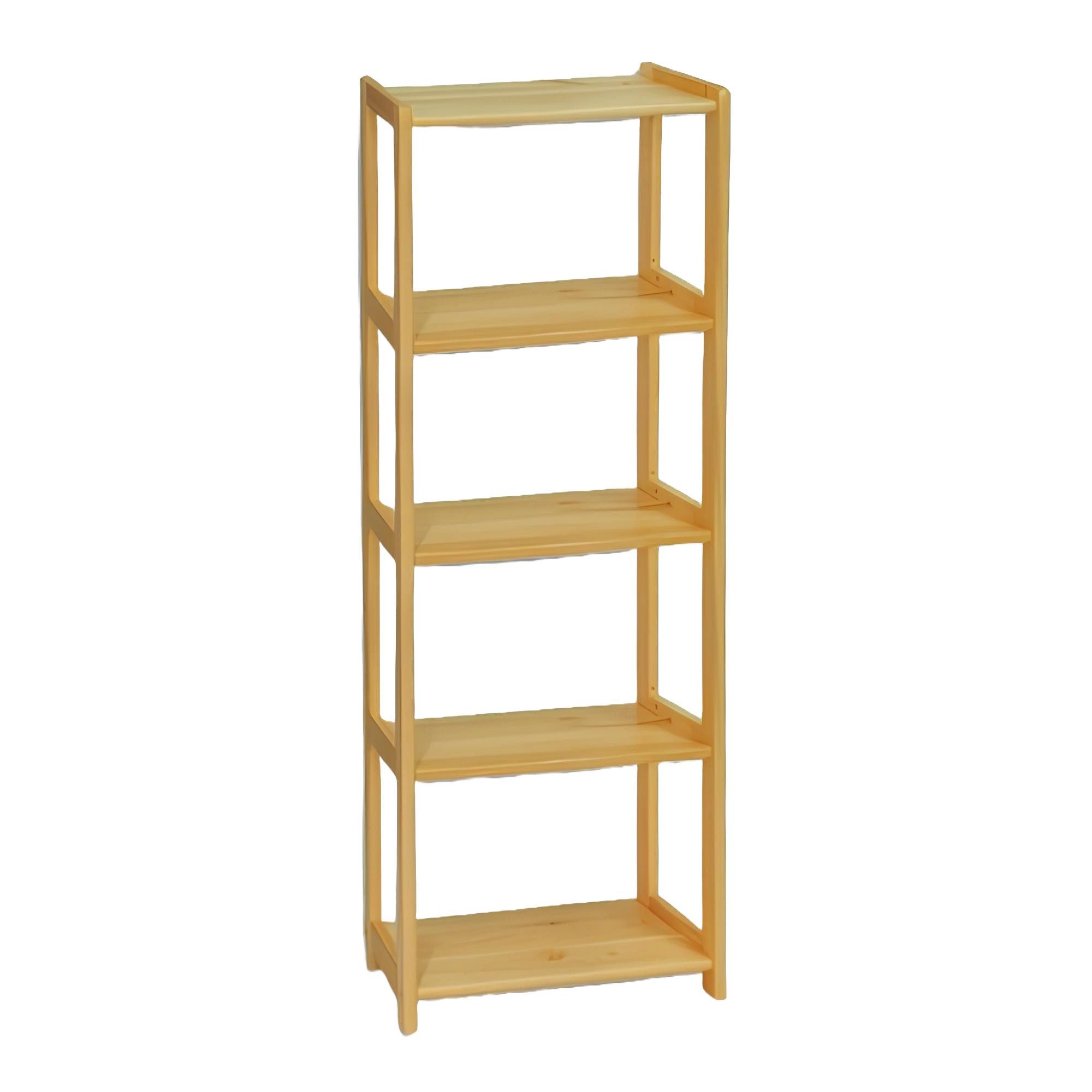 Xlmoebel Standregal Handgefertigtes Holzregal für Bücher und Dekoration, 1-tlg., Hergestellt in Europa