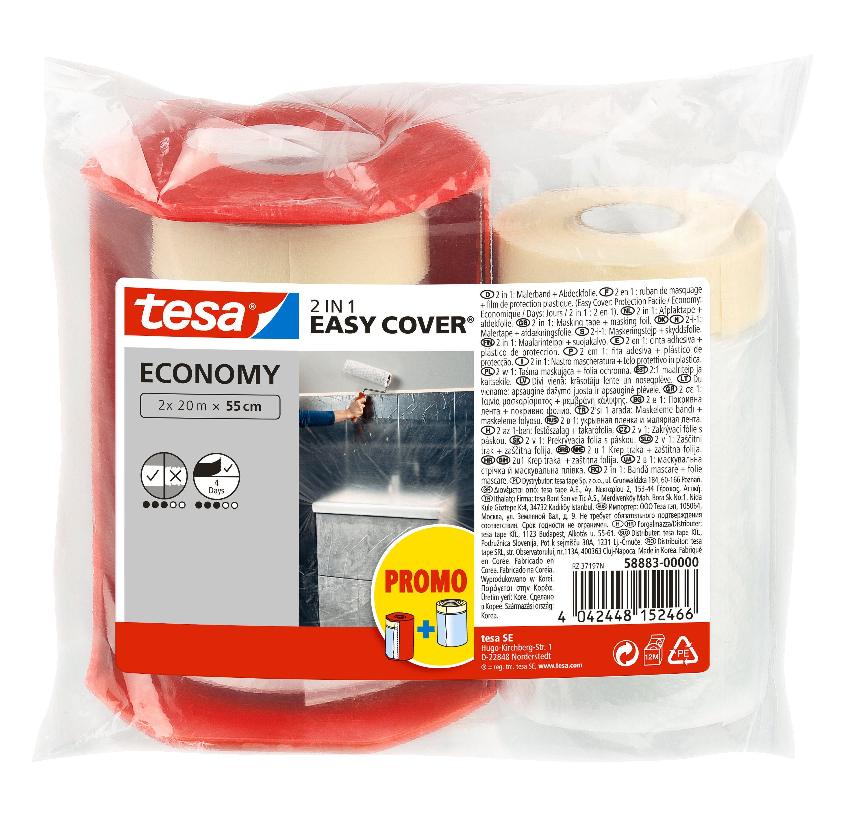 tesa Abdeckfolie EASY COVER Economy Malerband günstig online kaufen