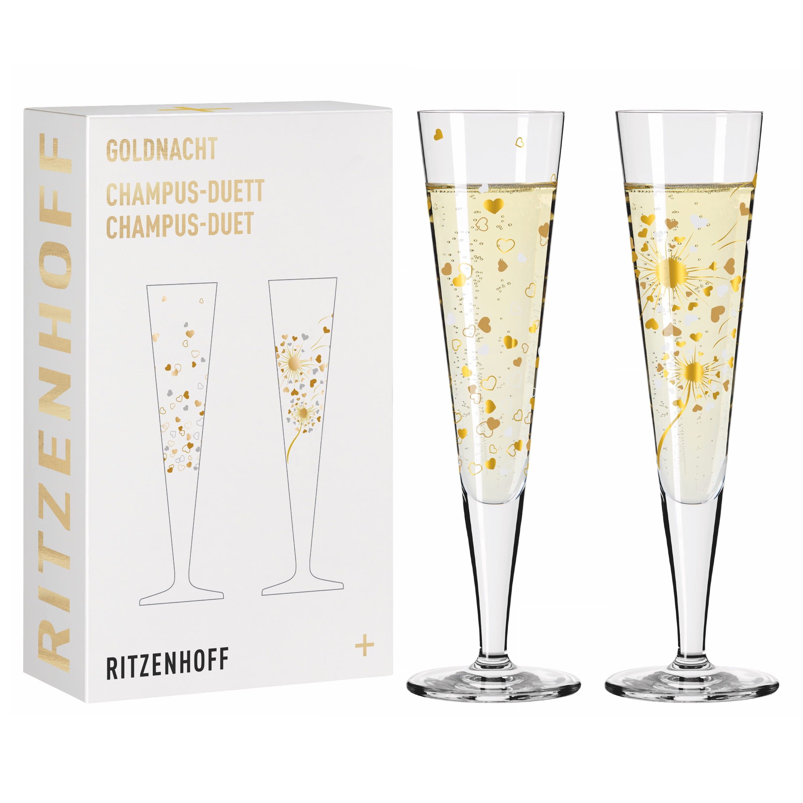 Ritzenhoff Champagnerglas Goldnacht