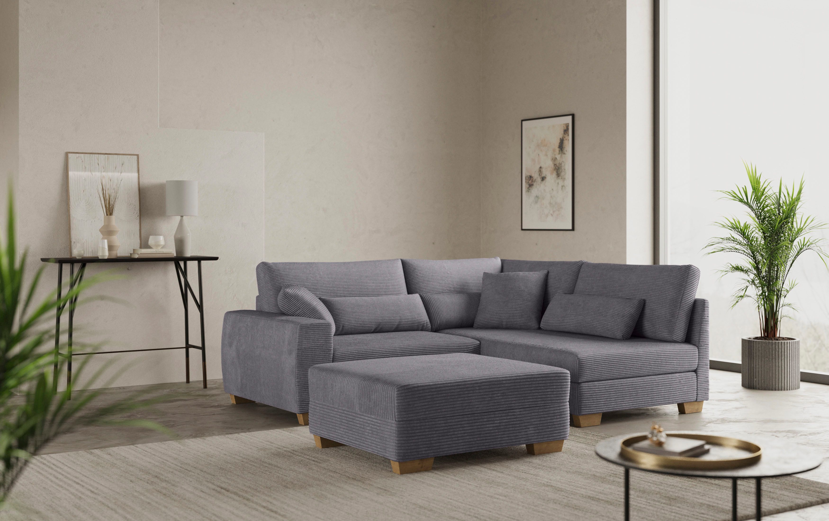 Mr. Couch Hocker Helena, Mit Federkern, günstig online kaufen