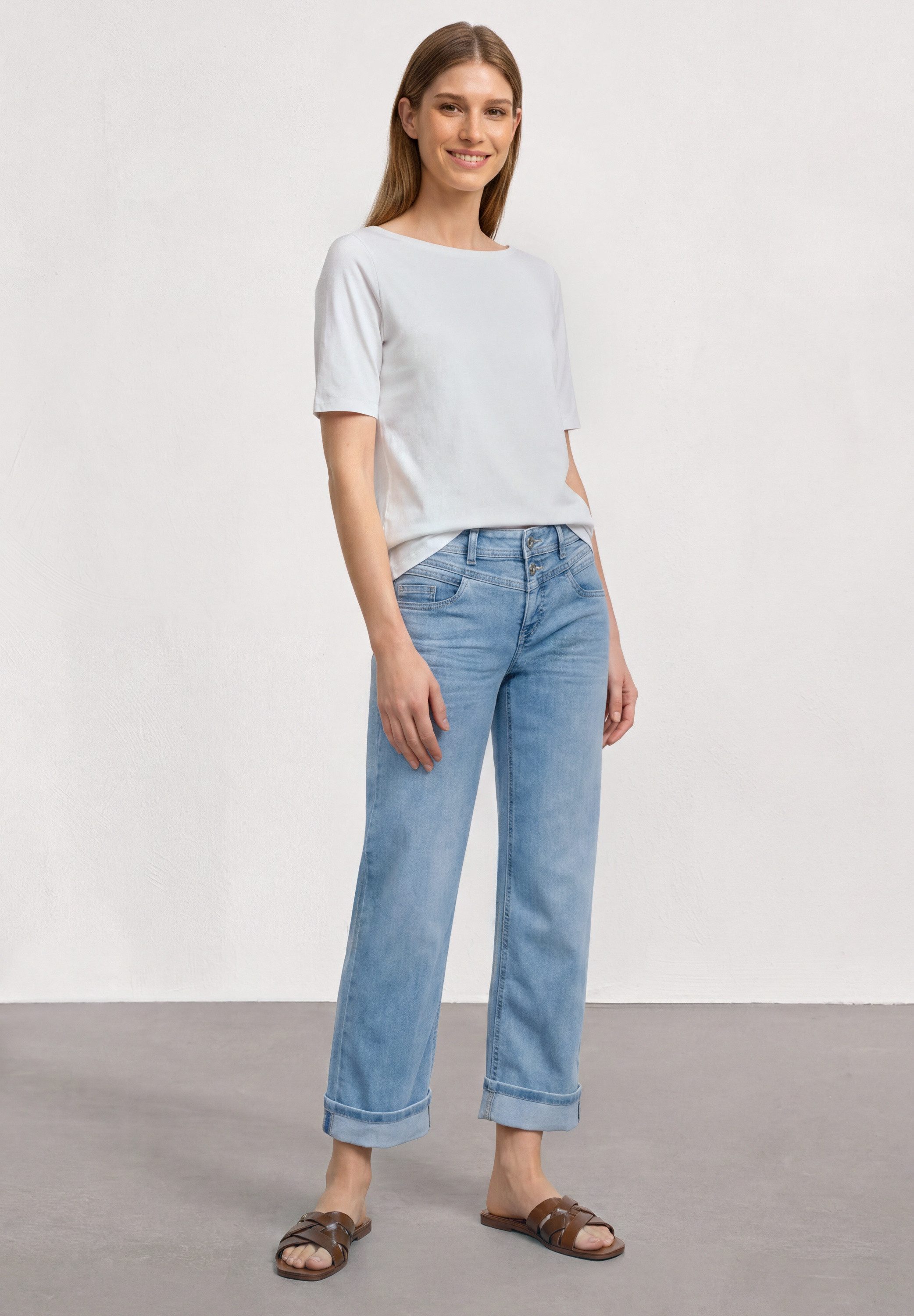 STREET ONE Comfort-fit-Jeans Middle Waist – Bild 4 von 5