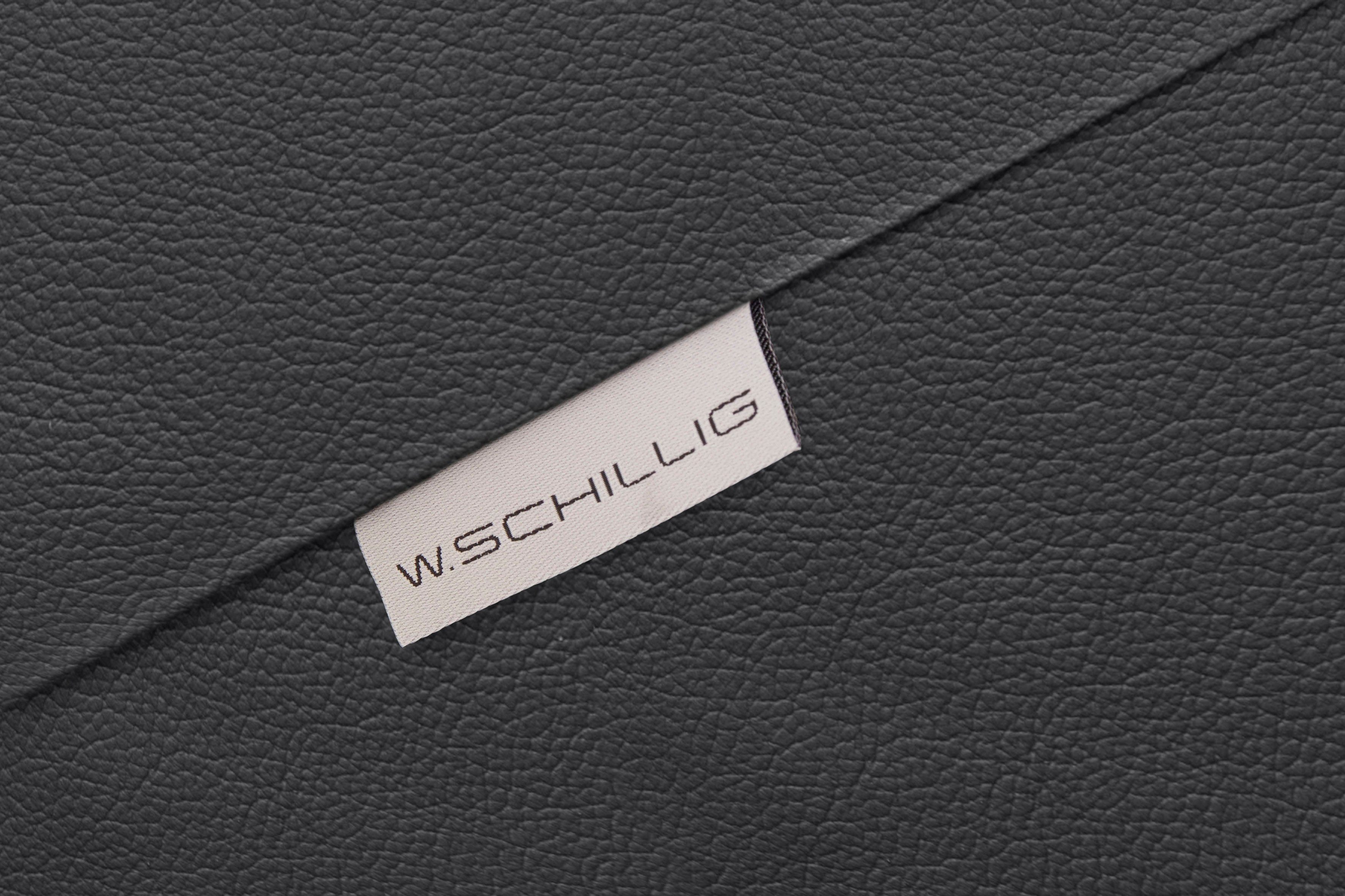 W.SCHILLIG Ecksofa 281 Fußgestell finn, cm Breite Award Design German 2016, glänzend, Chrom
