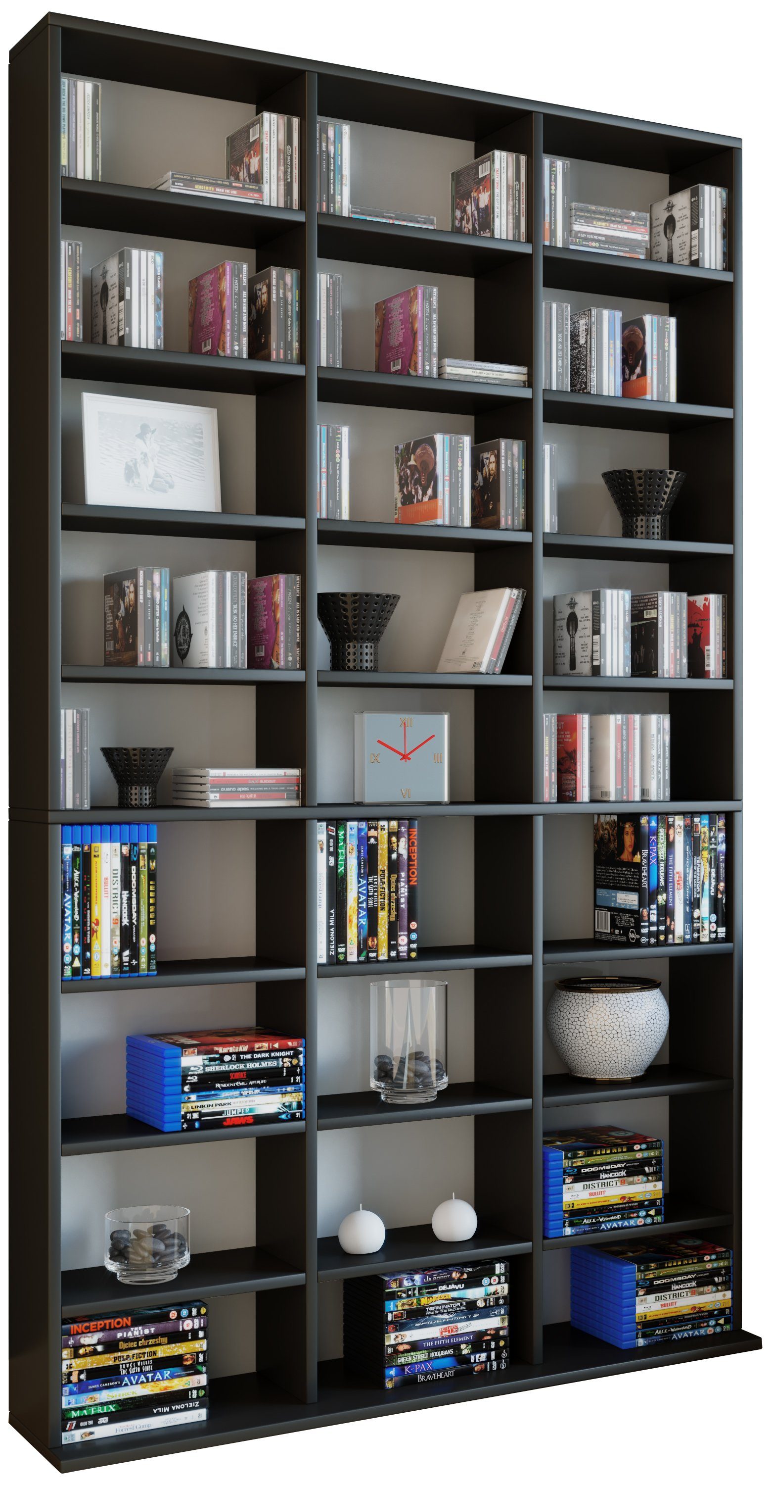 VCM Standregal Holz CD DVD Standregal günstig online kaufen