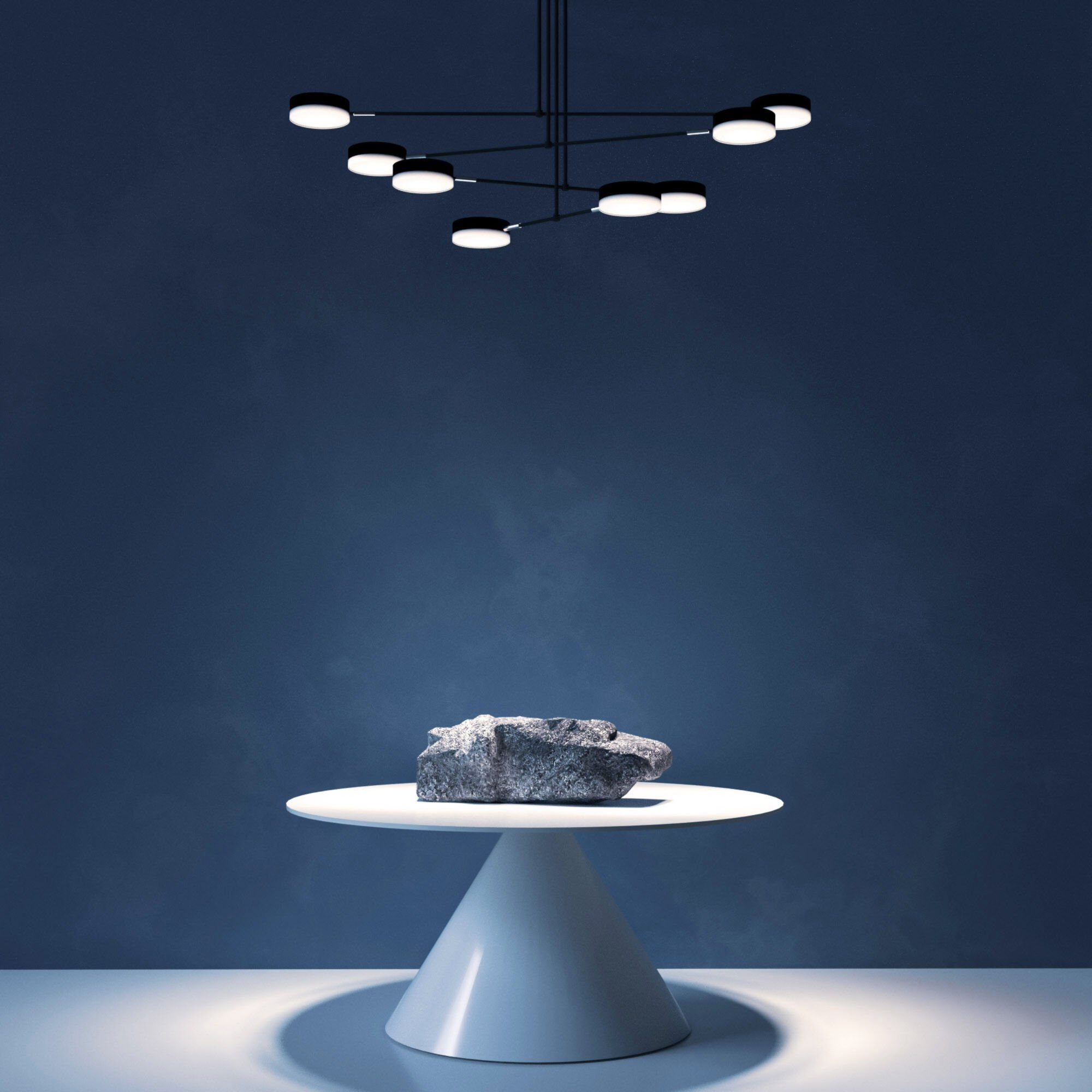 dekoratives integriert, MAYTONI DECORATIVE 61.6x107x55 Design Pendelleuchte Lampe Raumobjekt fest Fad LIGHTING LED 2 & cm, hochwertige