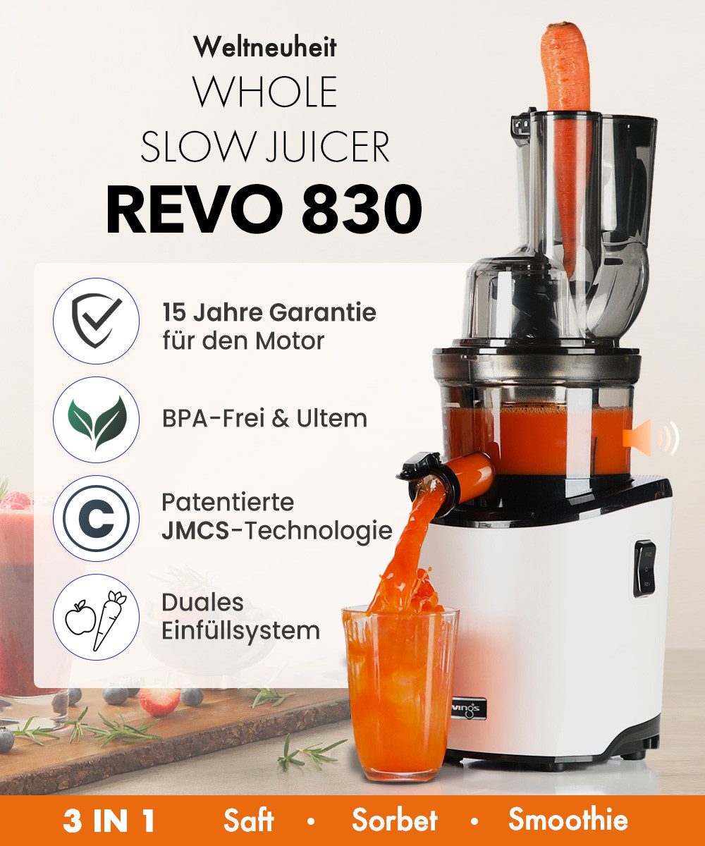 Kuvings Entsafter REVO 830 (KSP-2478CE), 200,00 W – Bild 5 von 5