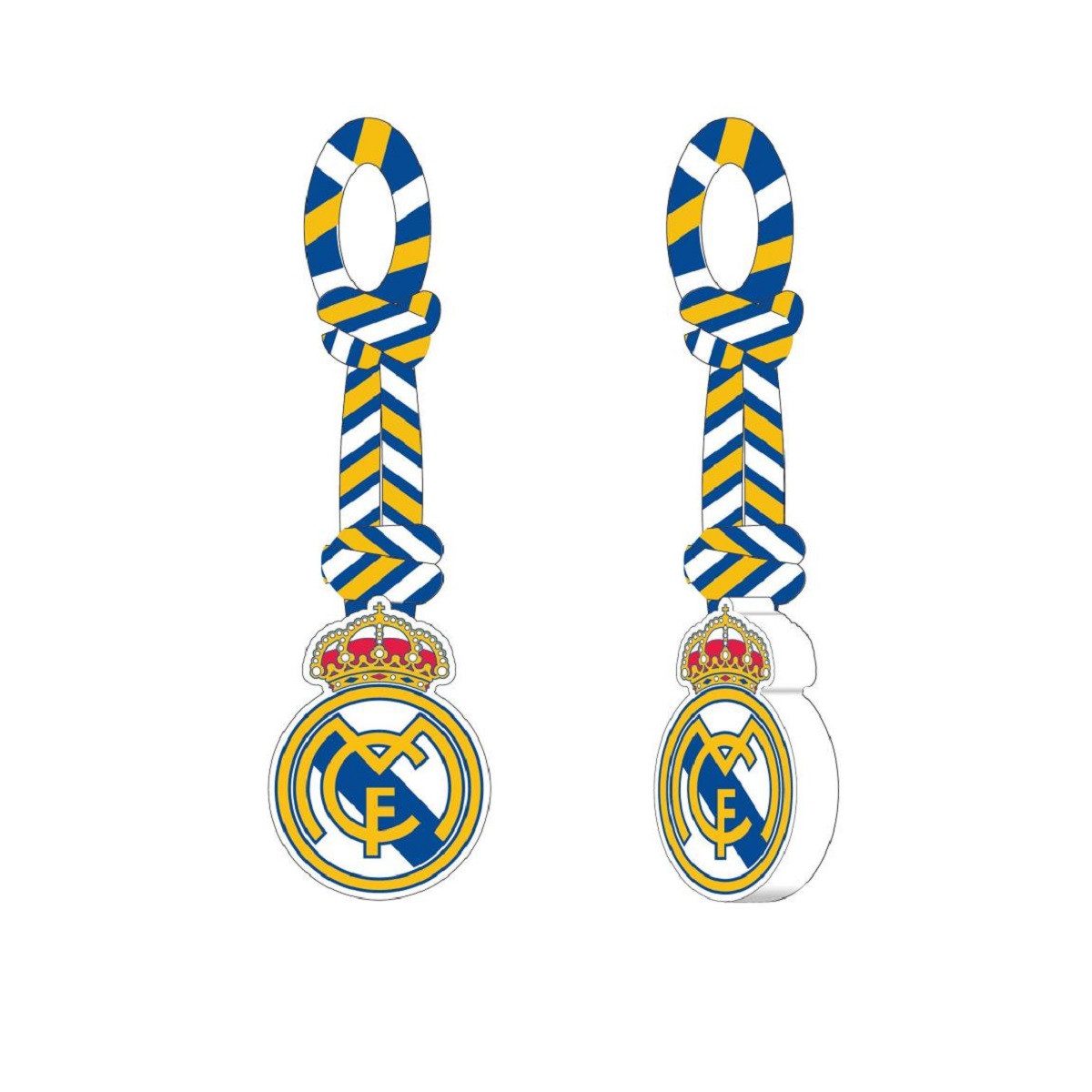 Beißring Real Madrid Hundespielzeug Beiß-Spielzeug Zahnpflege Spielzeug