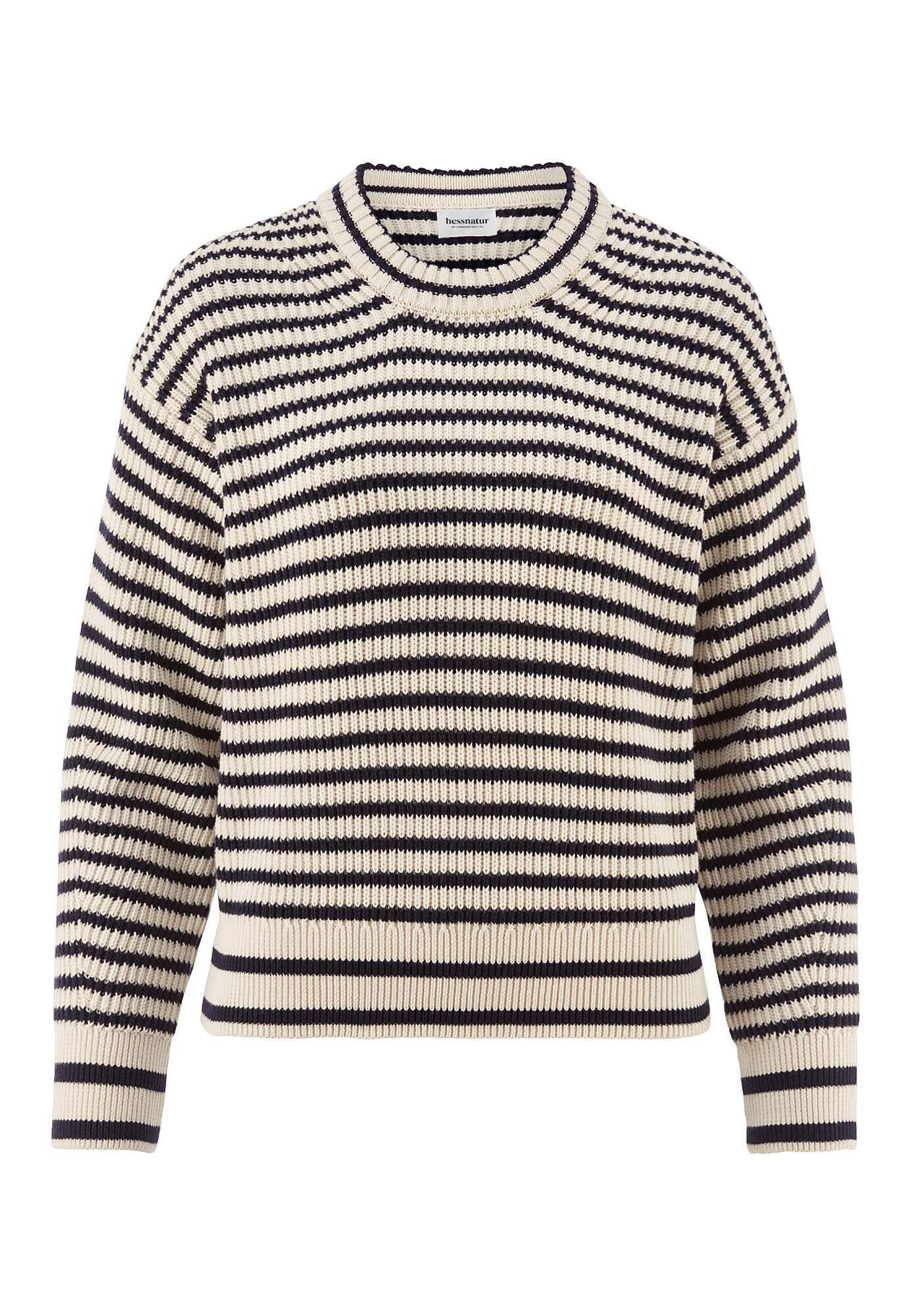 Hessnatur Strickpullover aus reiner Bio-Baumwolle (1-tlg) günstig online kaufen