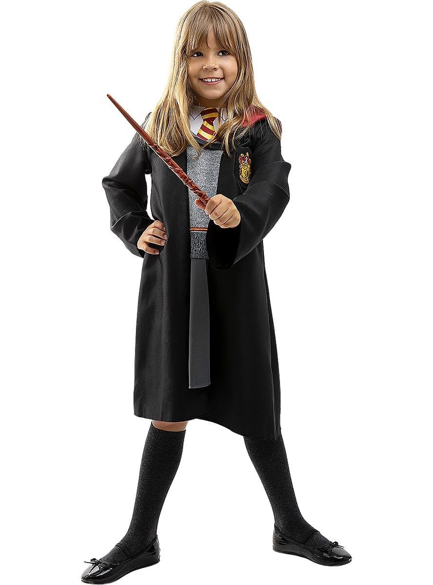 Funidelia Zauberer-Kostüm Harry Potter Hermine - Faschingskostüm Kinder, Kostümkombi für die Zauberschülerin