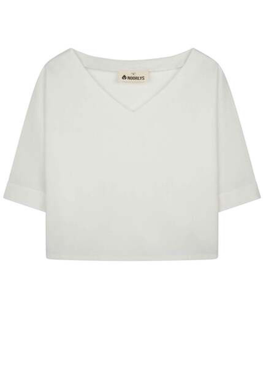 Noorlys Kurzarmbluse Damen AYA White
