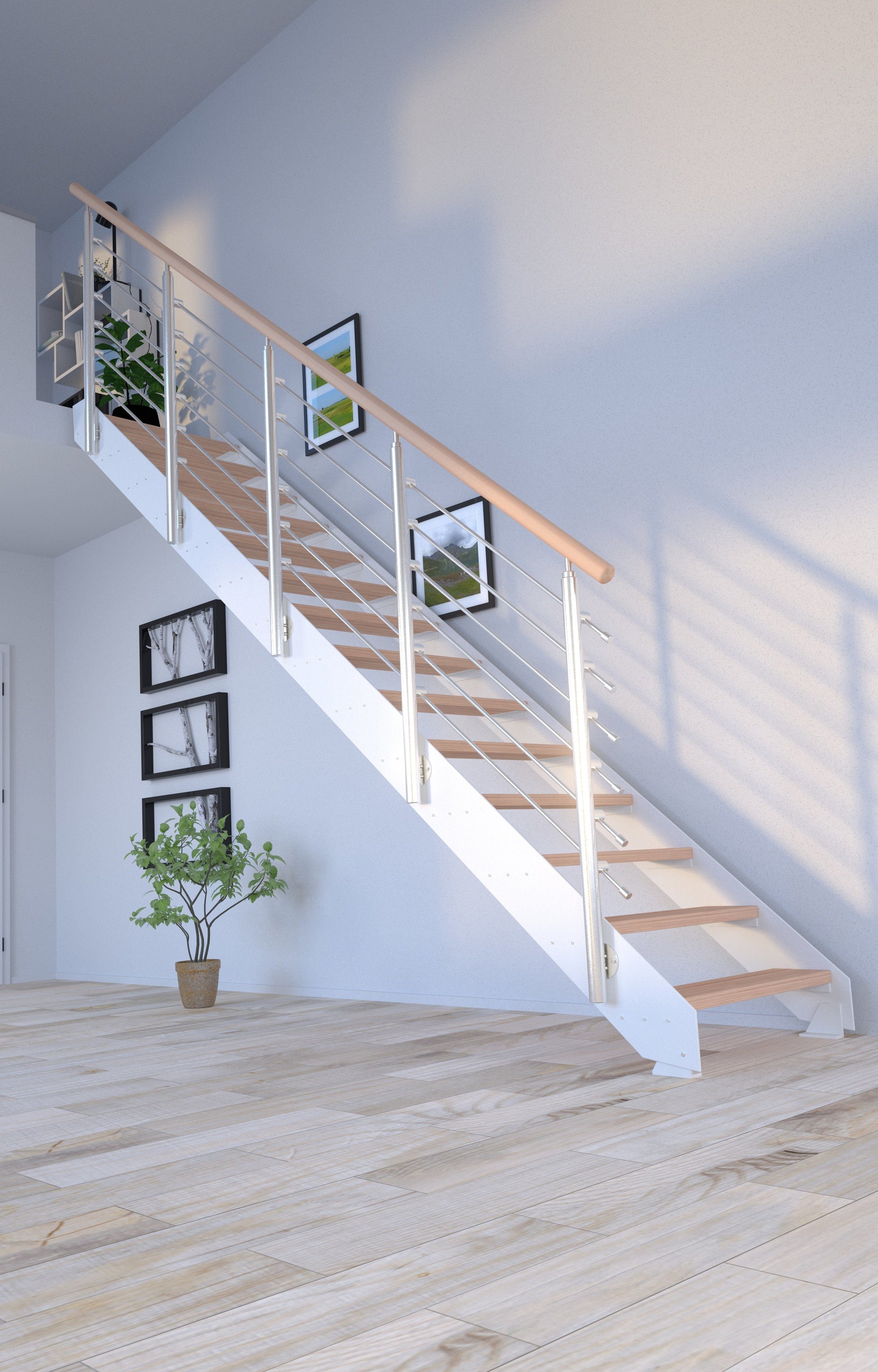 Kos, Design, Geteilte offen, Starwood Stufen Systemtreppe