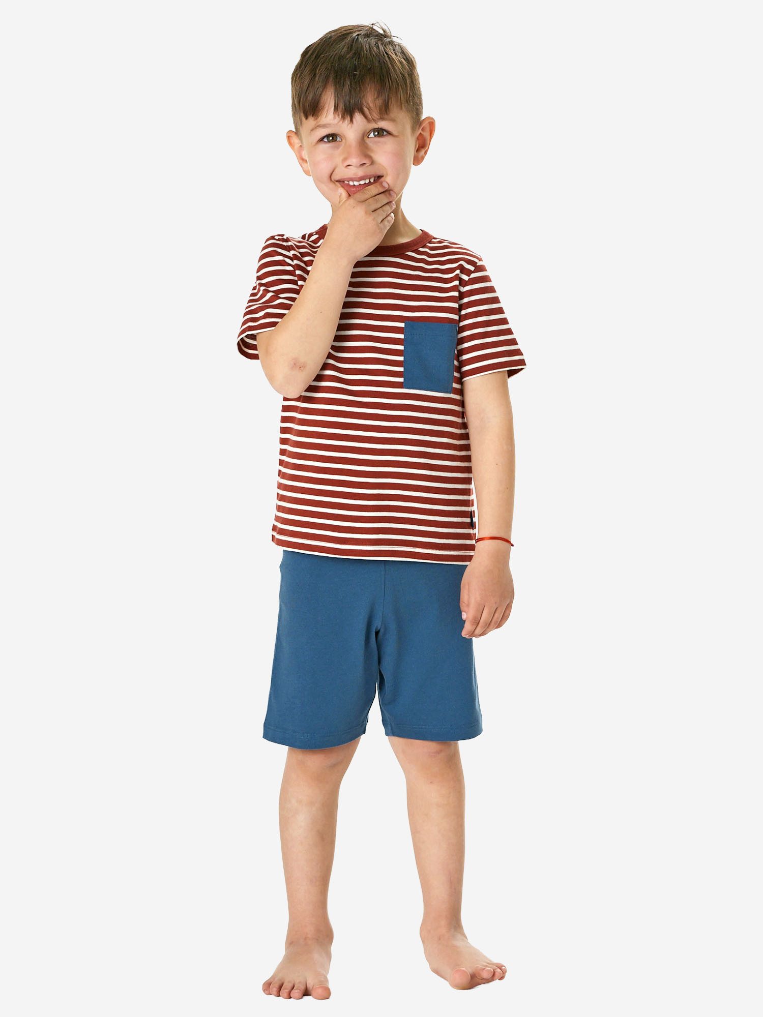 Schiesser Pyjama Nightwear (2 tlg) Schlafanzug, Pyjama Set, Nachtwäsche