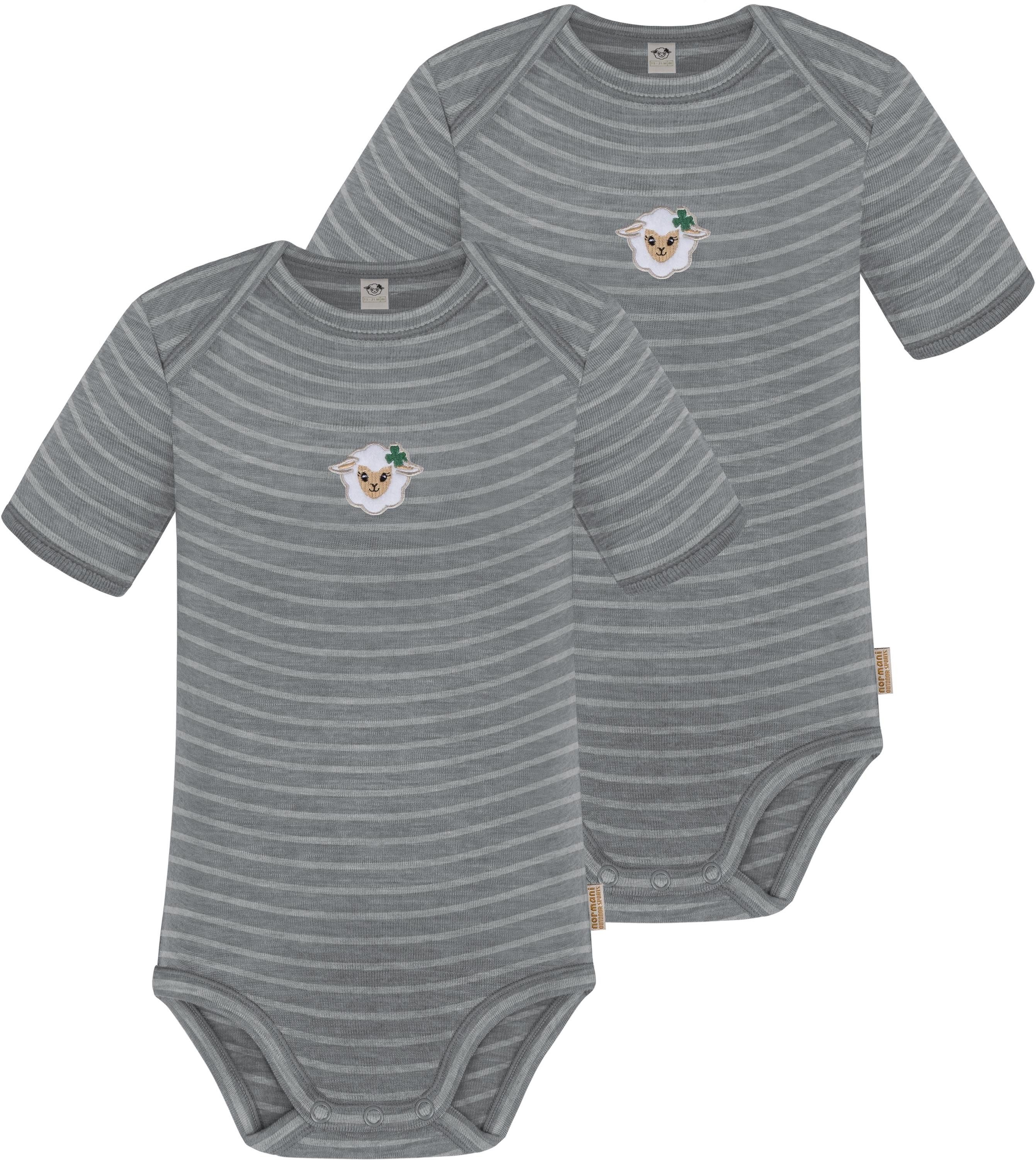 Kurzarmbody 2er Set Baby Merino Body Kurzarm Tauranga