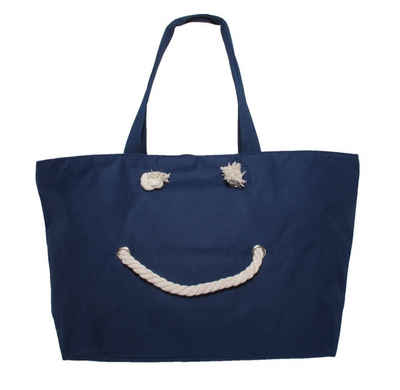 Antonio Strandtasche »XXL Strandtasche Badetasche Tasche Happy Smile Farbe: blau (85)«