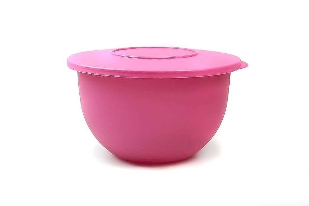 Tupperware Servierschüssel Junge Welle Schüssel 2,5L pink Servieren  +SPÜLTUCH