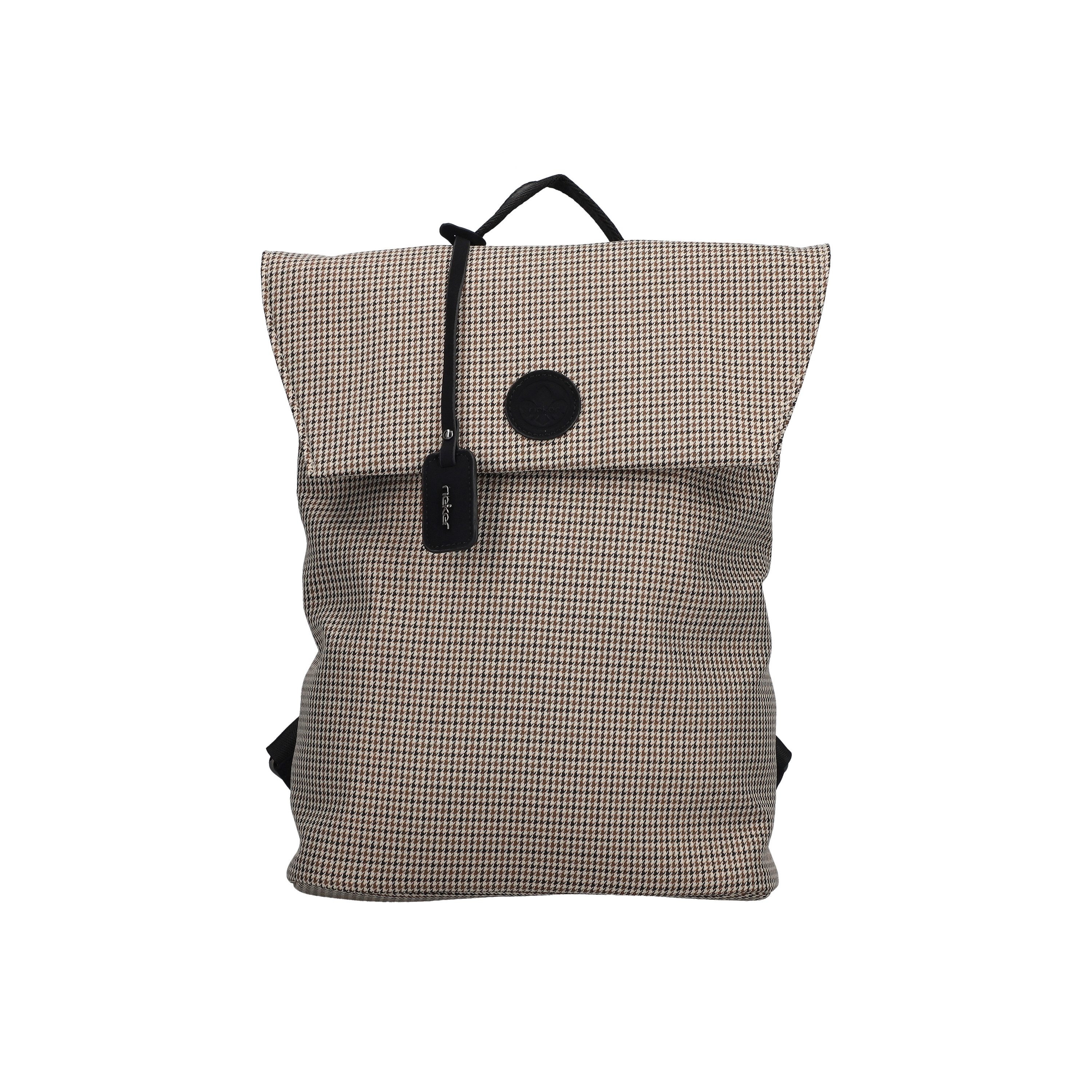 Rieker Cityrucksack, Business-Rucksack mit Glencheck-Muster