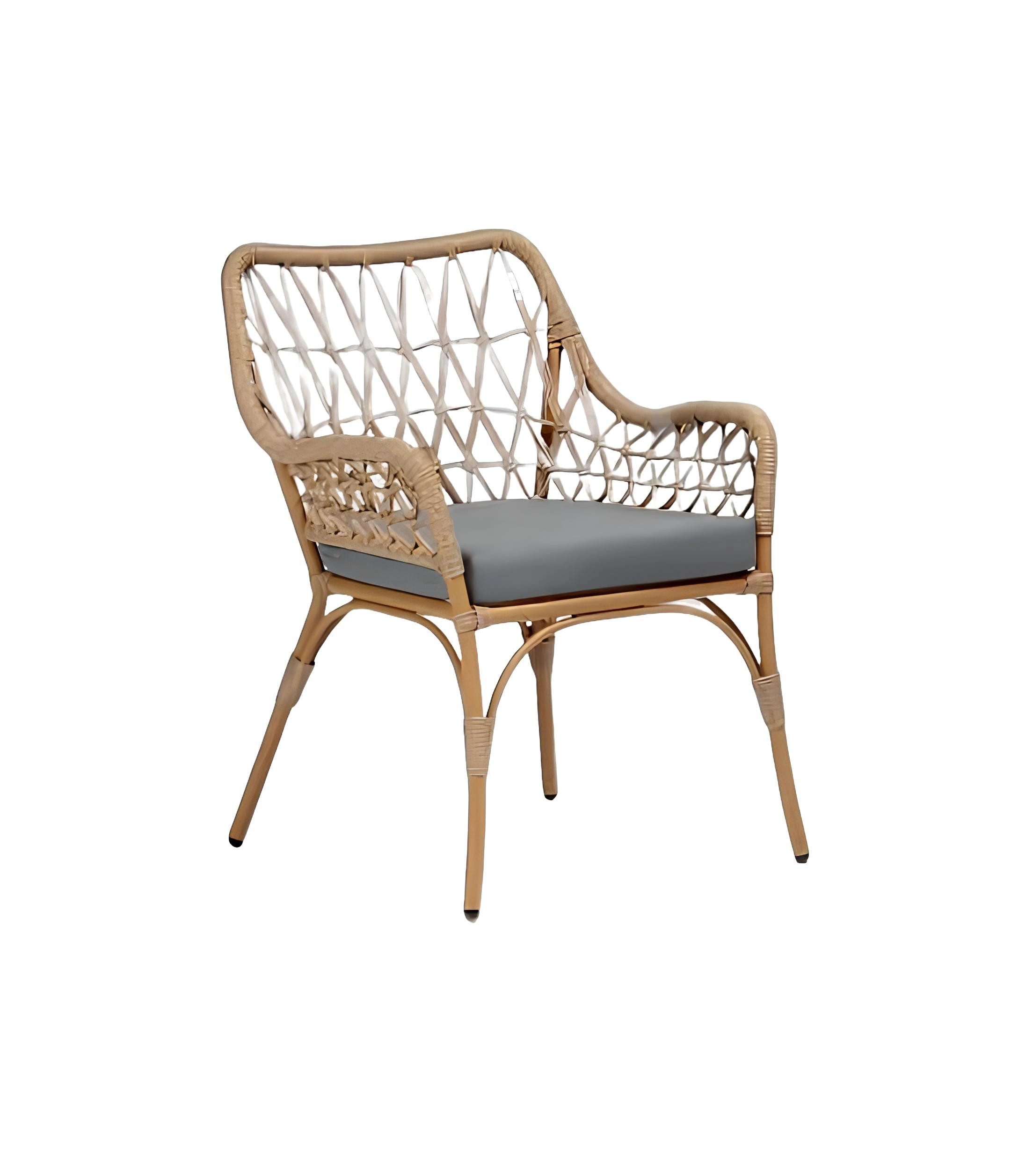 Xlmoebel Gartenlounge-Set Elegante Zeitgemäße Gartenmöbel aus Rattan in Luxuriösem Braun -, (Sessel), Hergestellt in Europa