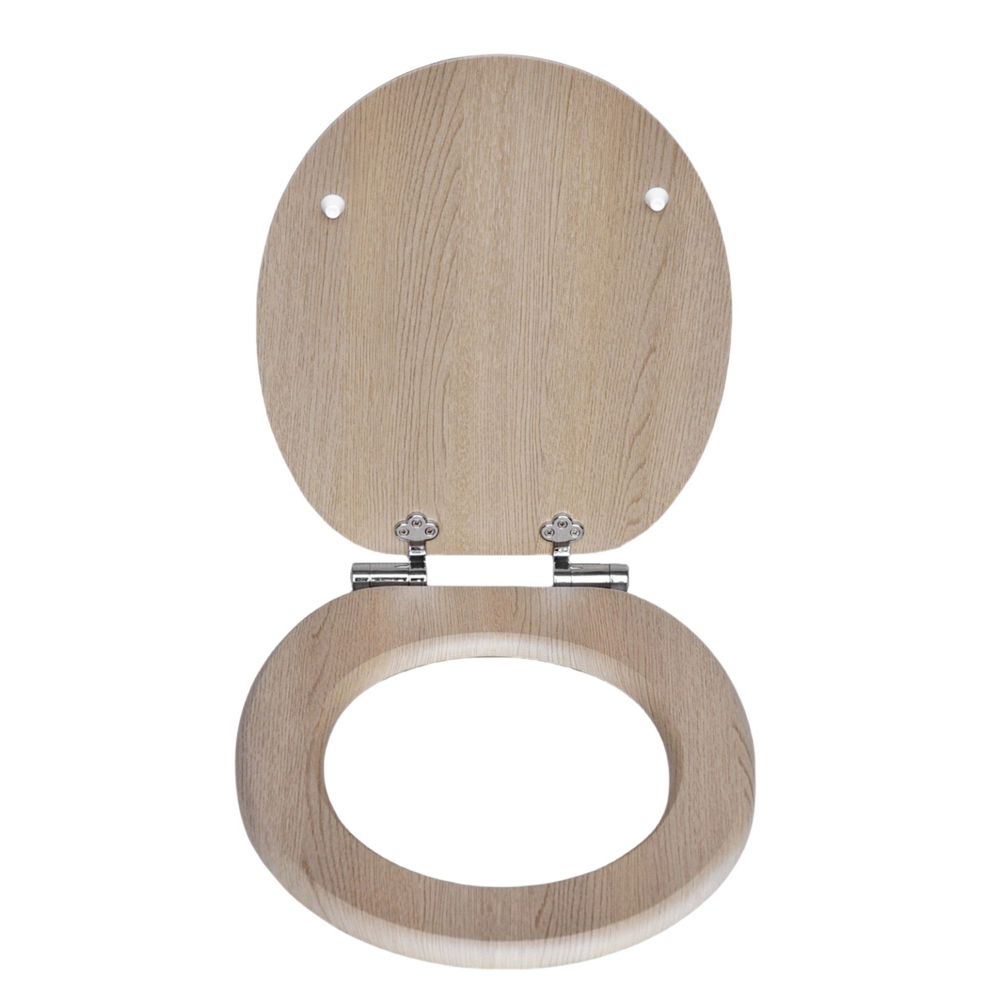 Elegear WC-Sitz Mehrere Stile, toilettendeckel mit absenkautomatik, einfache Montage (1-St), Hochwertige Toilettensitz aus MDF, abnehmbar klodeckel, Quick-Release