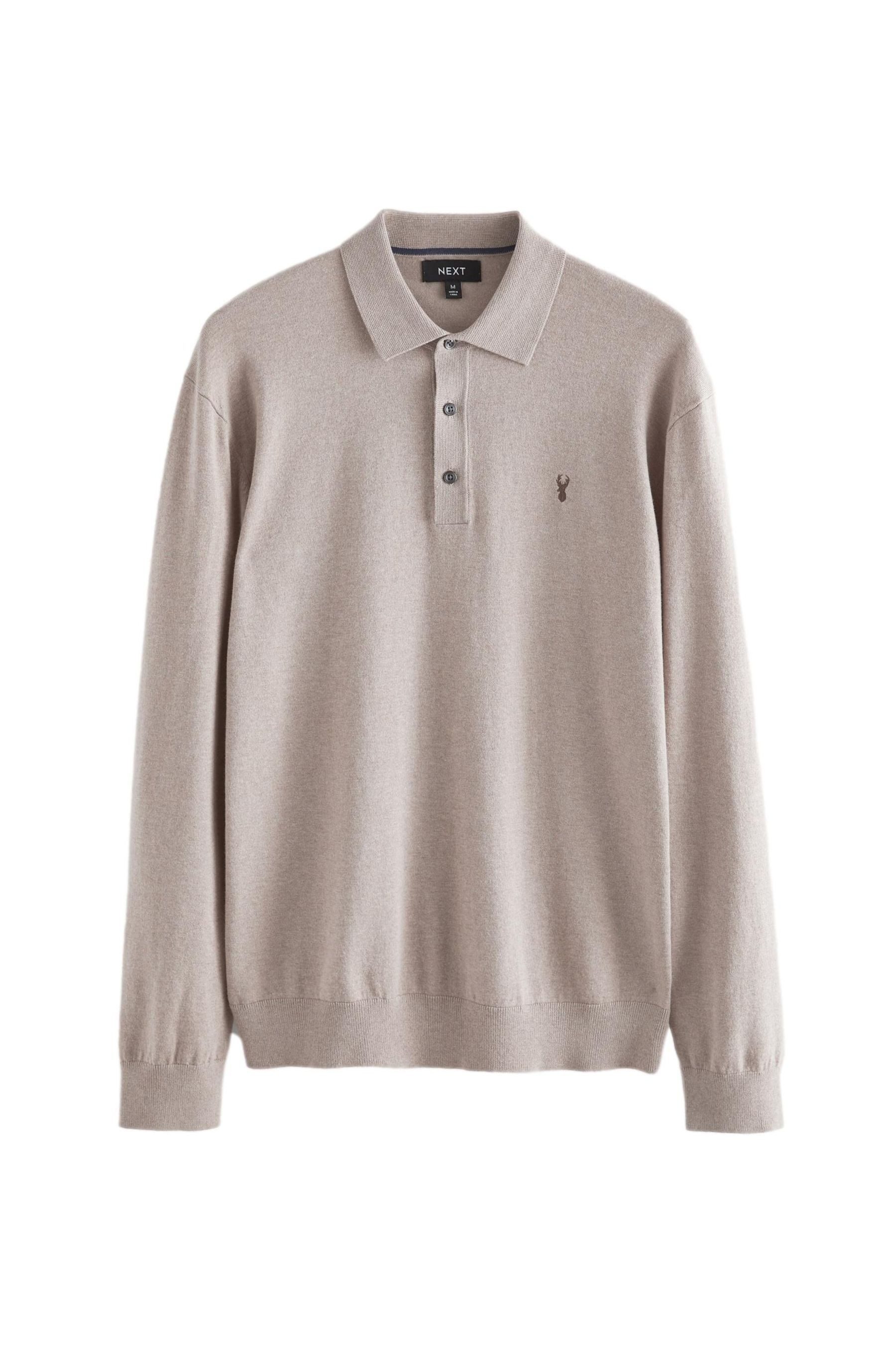 Next Langarm-Poloshirt Langärmeliges Regular Fit Poloshirt günstig online kaufen