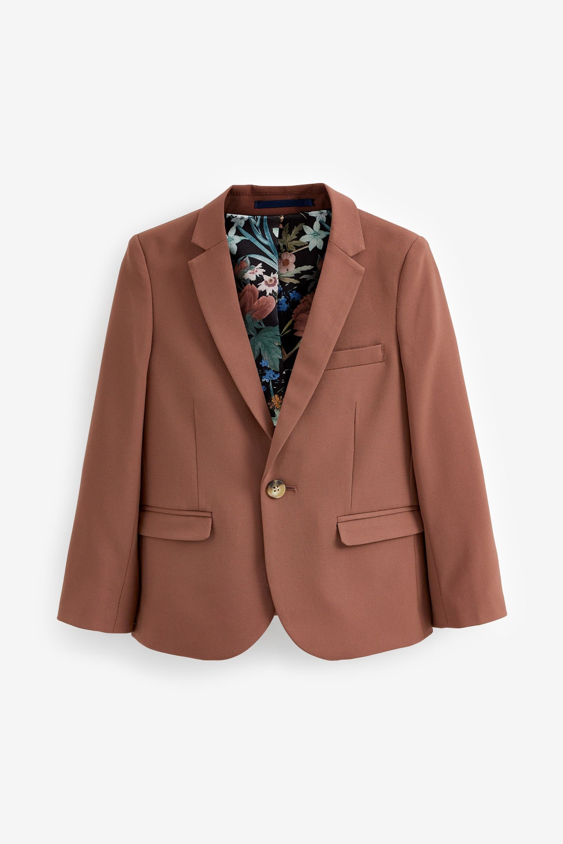 Skinny-Fit Pink (1-tlg) Anzug: Sakko Dark Next Baukastensakko
