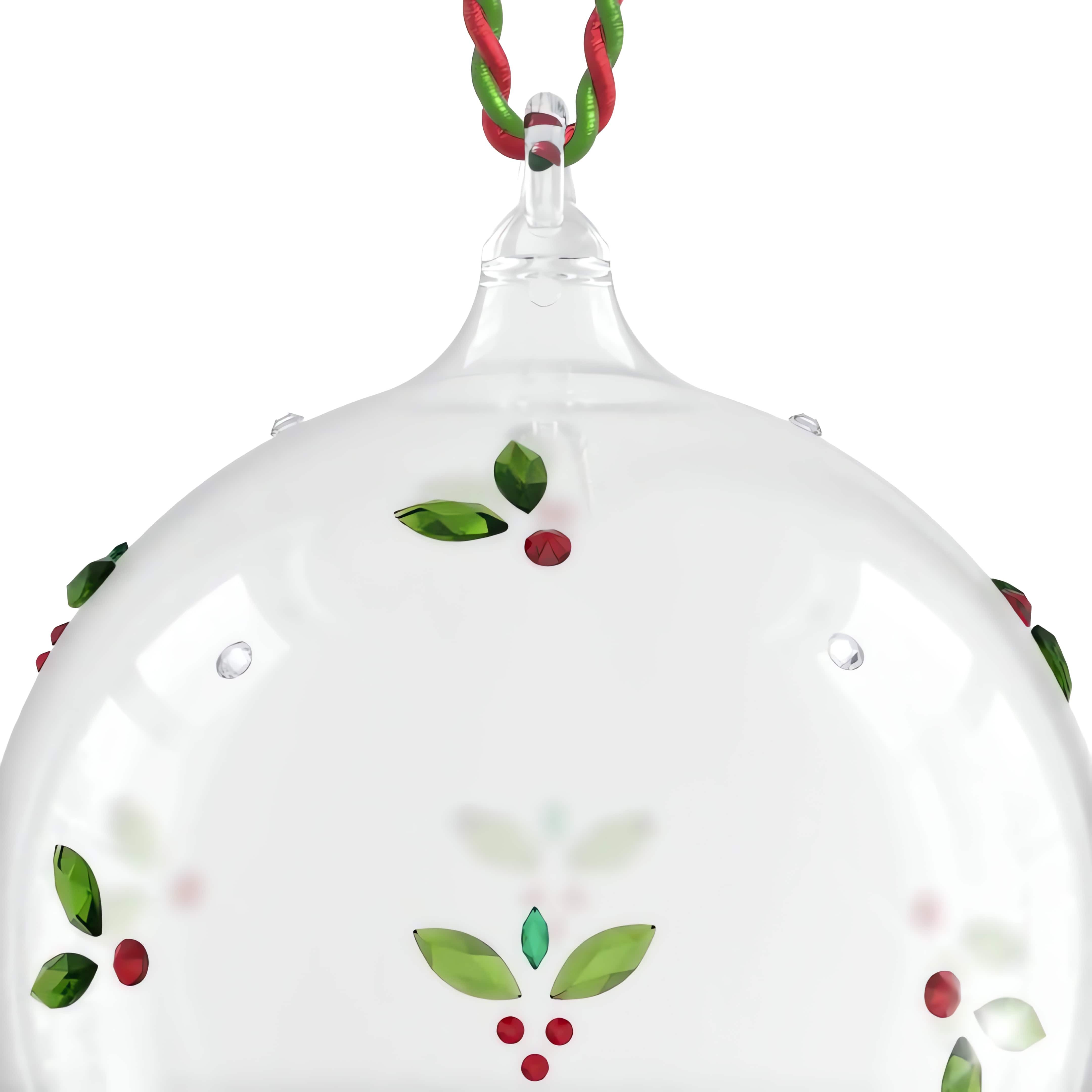 Swarovski Dekohänger Kristallfigur Sammelfigur Holiday Cheers Misteln Weihnachtskugel (1 St), Swarovski® Kristall