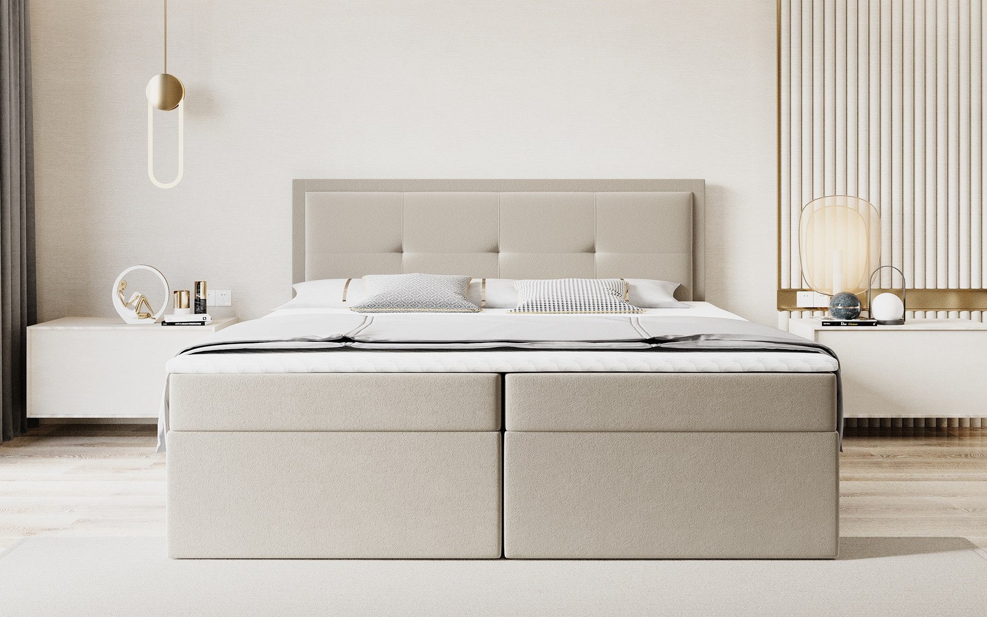 Labett Boxspringbett Schlafzimmerbett CLARA 140x220 160x220 günstig online kaufen