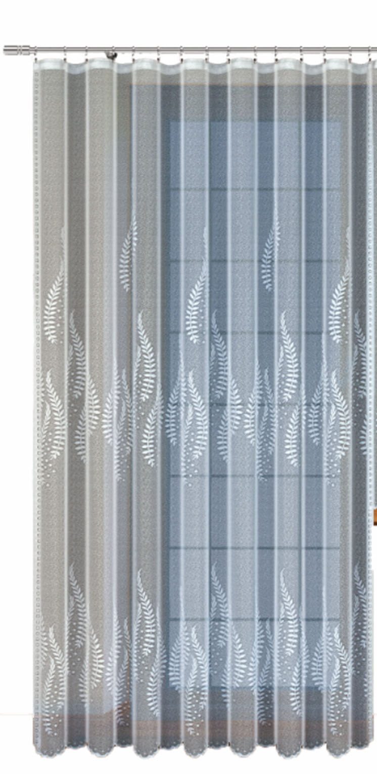 HAFT Bogenstore 24893,Gardine für Fenster Balkontür, halbtransparent, Kräus günstig online kaufen