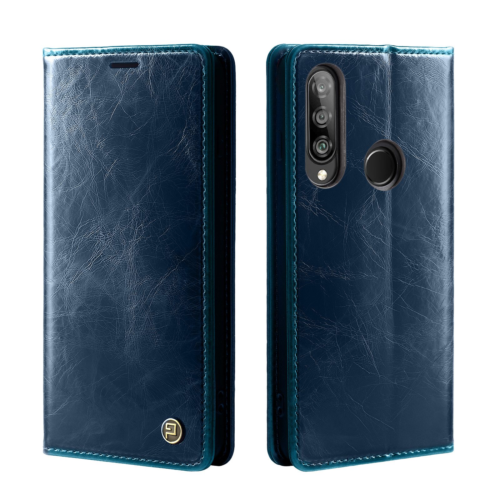 Tec-Expert Handyhülle Tasche Hülle für Huawei P30 Lite 6.15 Zoll, 6.15, Cover Klapphülle Case mit Kartenfach RFID Schutz aufstellbar