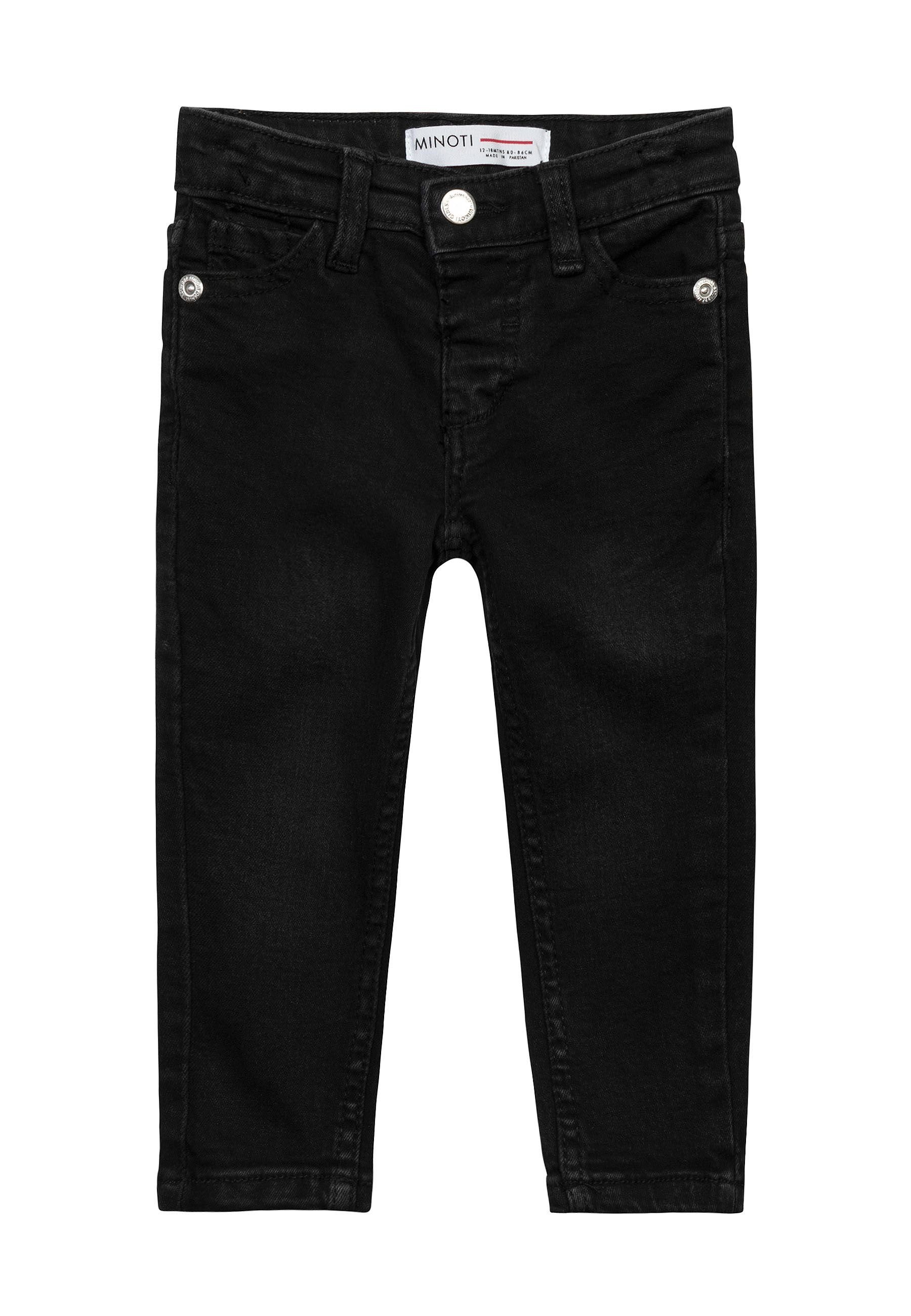 MINOTI Slim-fit-Jeans Lange gerade Jeans (1y-14y) Denim-Steinblau