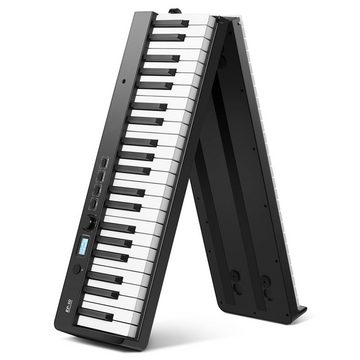 Eastar Home Keyboard Faltbares Klavier 88 Tasten Full Size Semi Weighted Keyboard EP-10, (Faltbares Piano,Notenstander,Sustain-Pedal,Klaviertasche), Für Anfänger,mit Klavierbeutel,tragbar