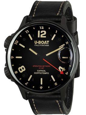 U-Boat Schweizer Uhr U-Boat 9671 Capsoil Doppiotempo DLC GMT Herrenuhr