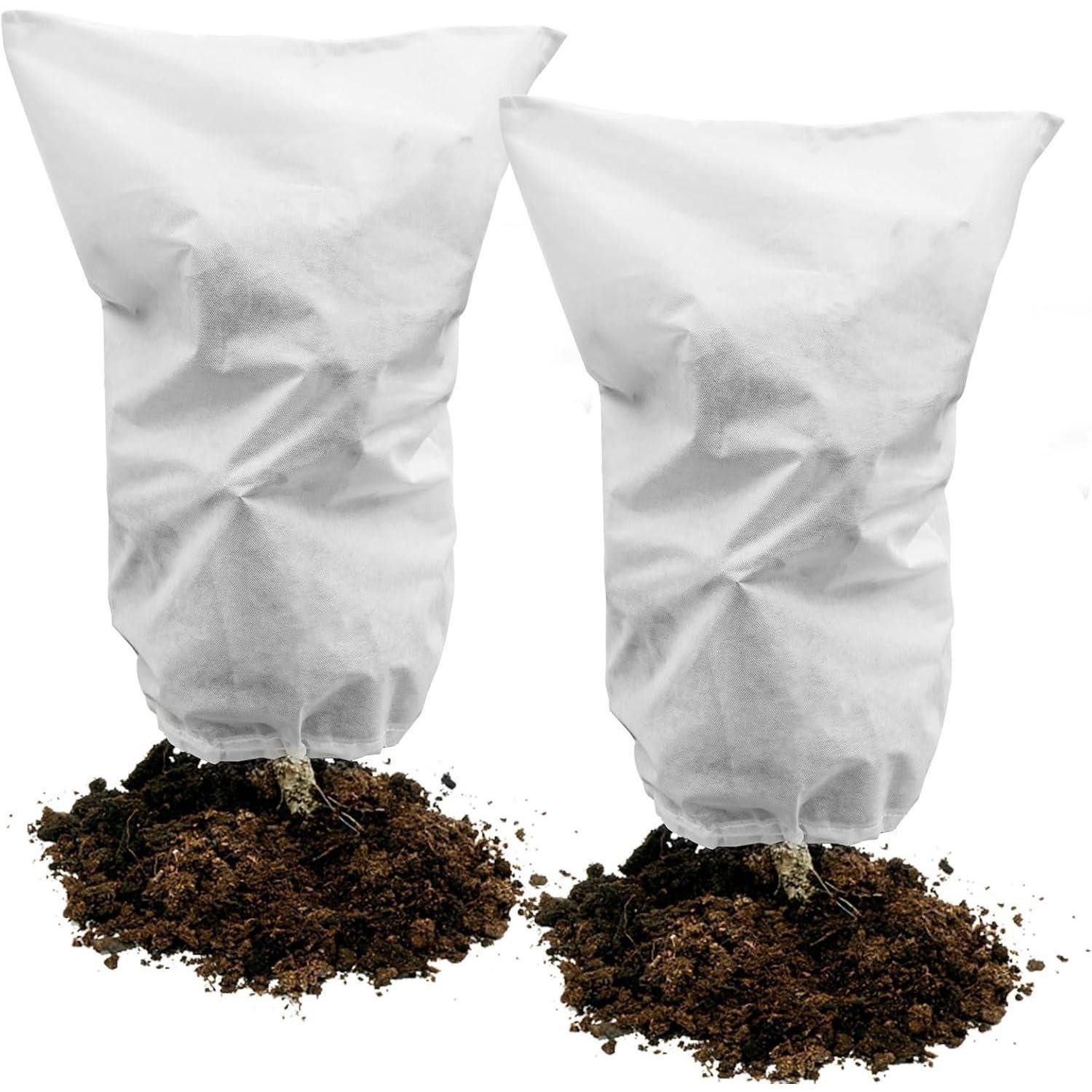 Abdeckhaube 2er Set Frostschutzhaube 80x100cm für