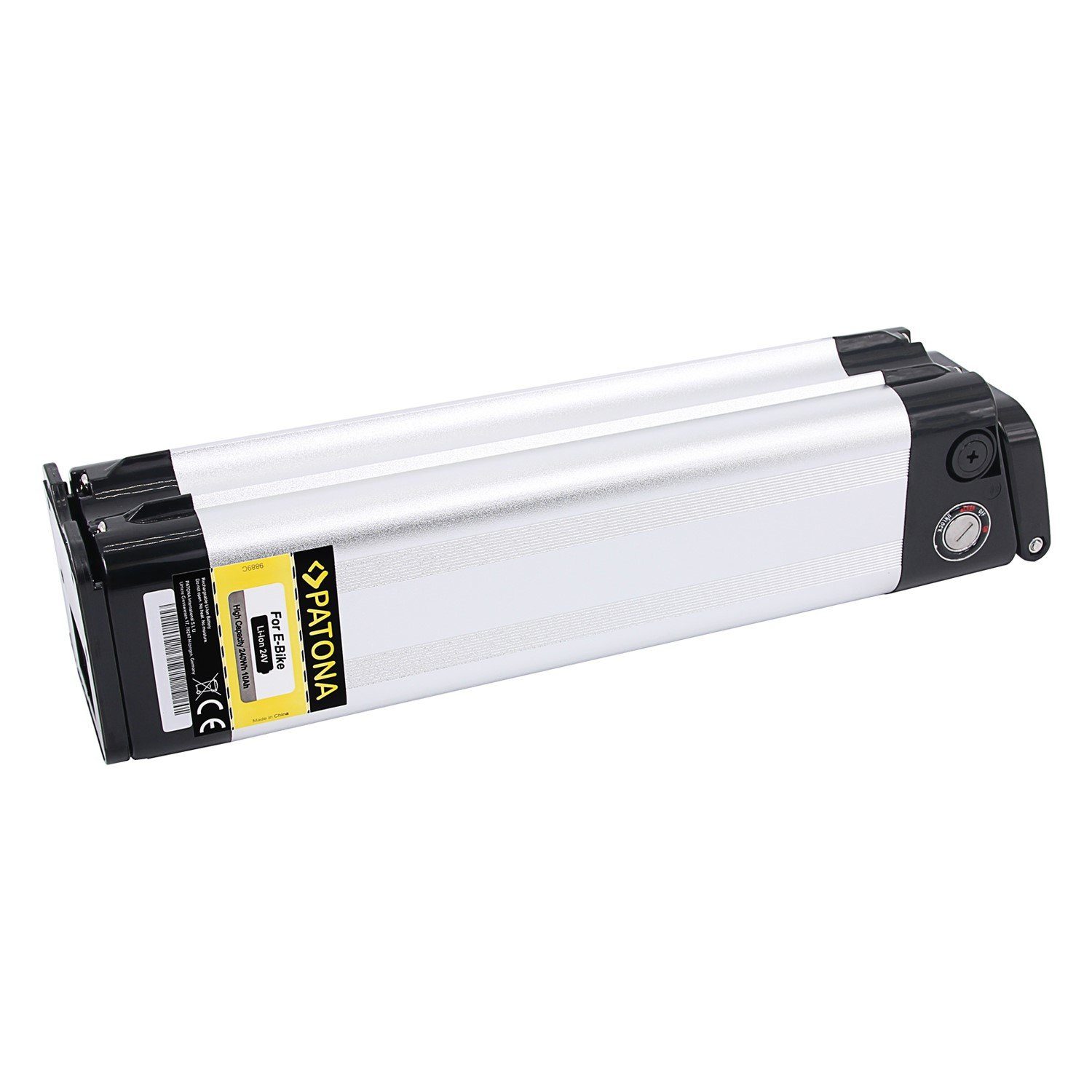Patona Batterie für Pedelec Prophete Onyx Aldi Alurex E Bike E-Bike Akku 10000 mAh (24 V), Cycle Praktiker Selgros Ersatzakku mit hochwertigen Markenzellen