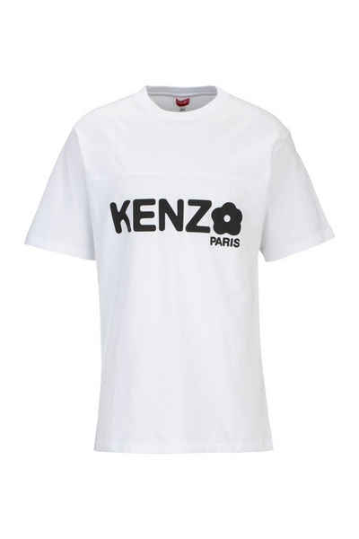 KENZO T-Shirt Oversize 'Boke Flower 2.0' mit Statement-Blumenprint Vorder- & Rückseite