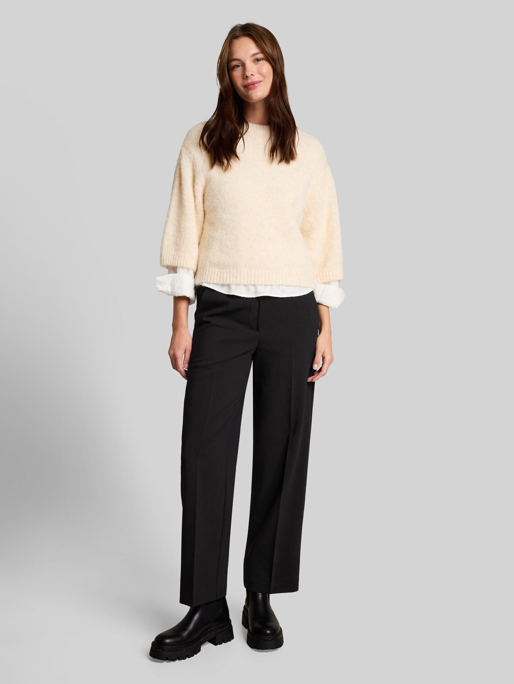 TOM TAILOR Stoffhose Hosen & Chino Straight Hose mit Bügelfalte