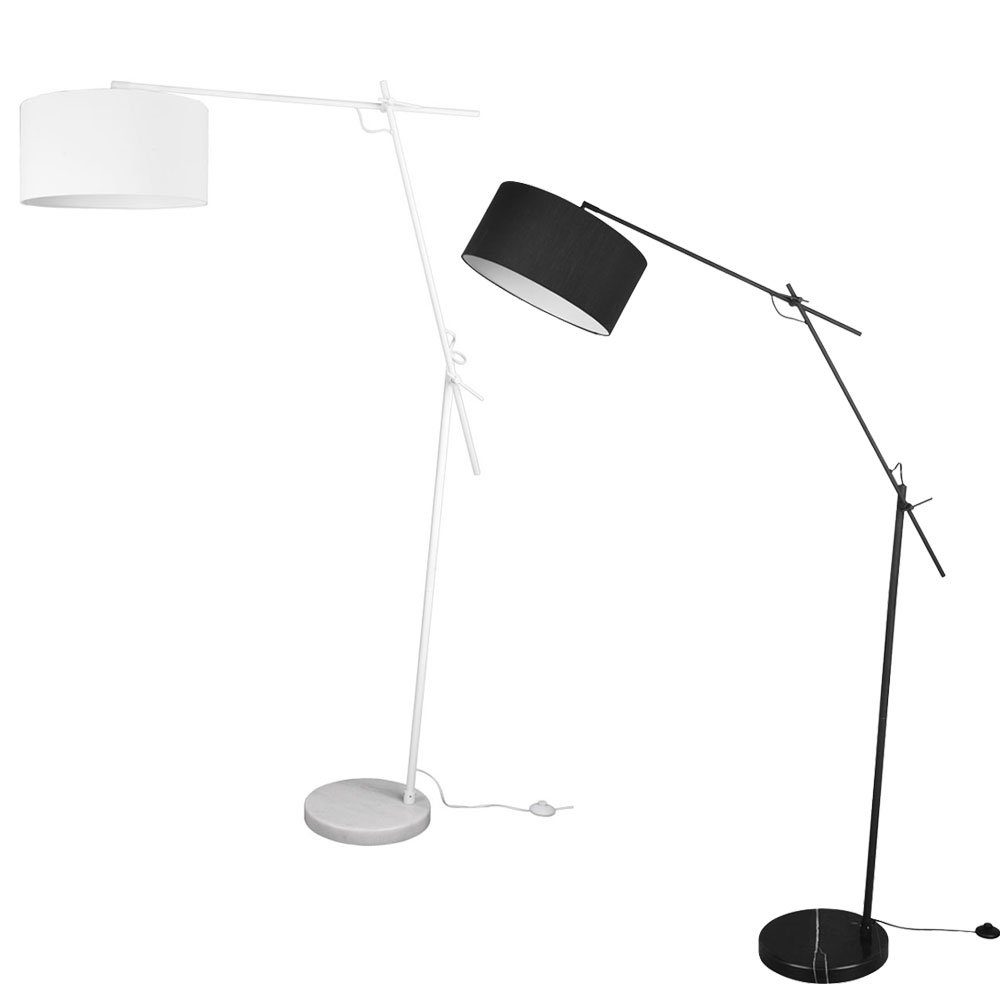etc-shop LED Stehlampe, Stehleuchte Stehleuchte Esszimmer schwarz Beleuchtung - verstellbar