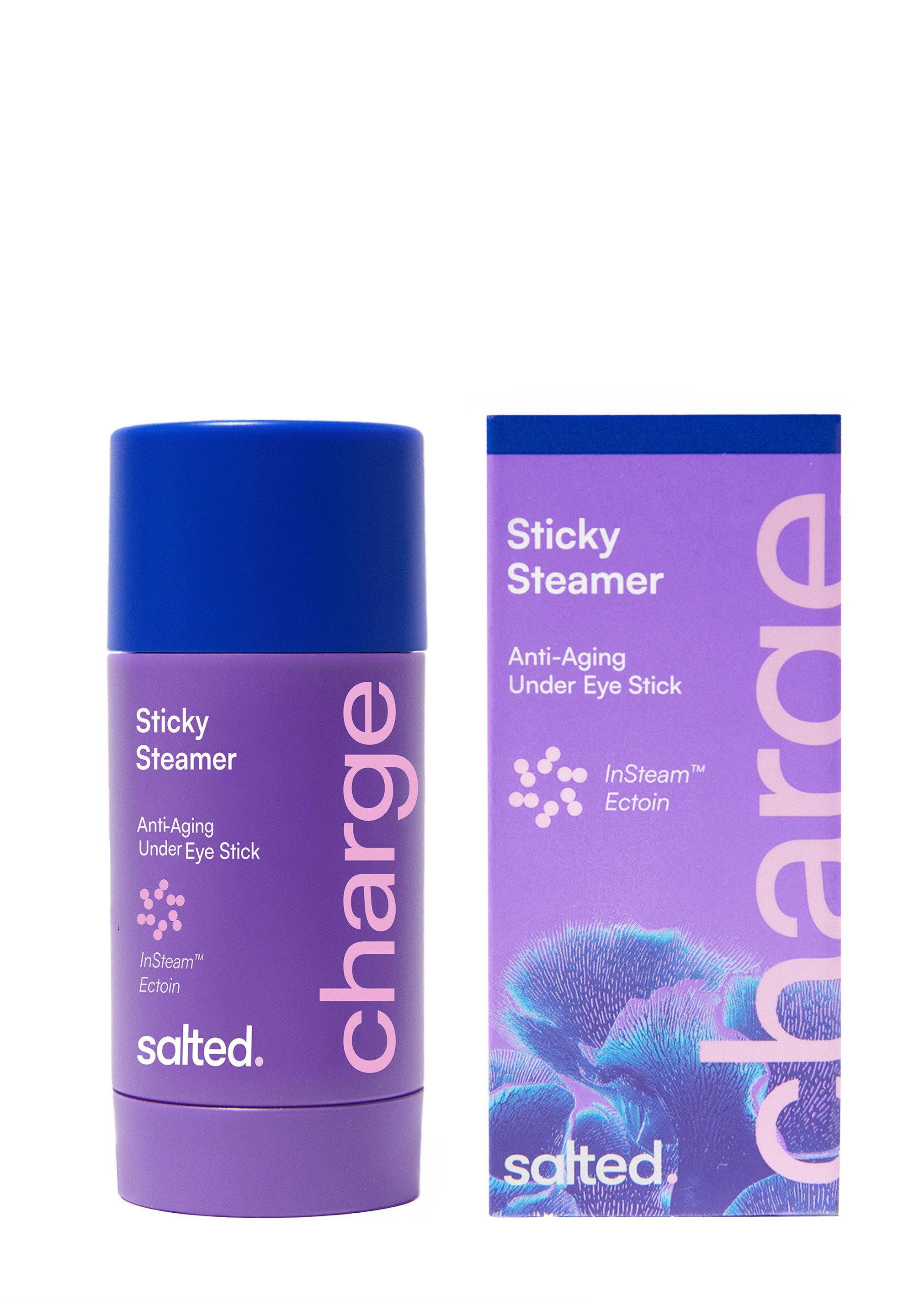 salted. Augen-Roll-on Sticky Steamer, Under Eye Stick, straffend, feuchtigkeitsspendend, abschwellend, für empfindliche Haut