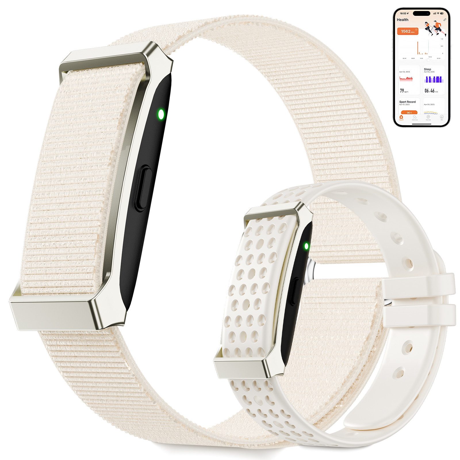 Rayofi 2025 Fitness Tracker Damen Herren, Smart Band wasserdicht, Smartwatch Fitnessuhr Damen Herren, Wearable Tracker für Gesundheit, Fitness und Aktivität mit Pulsmesser Schlafmonitor, Schrittzähler Uhr Fitness Tracker 127 Sportmodi, 1 ATM Wasserdichter Aktivitätstracker Armband