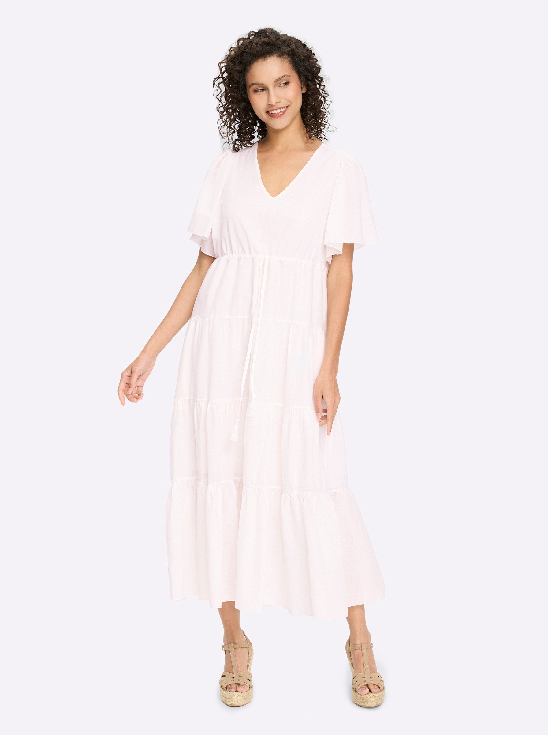 heine Etuikleid Webkleid Kurzarm günstig online kaufen