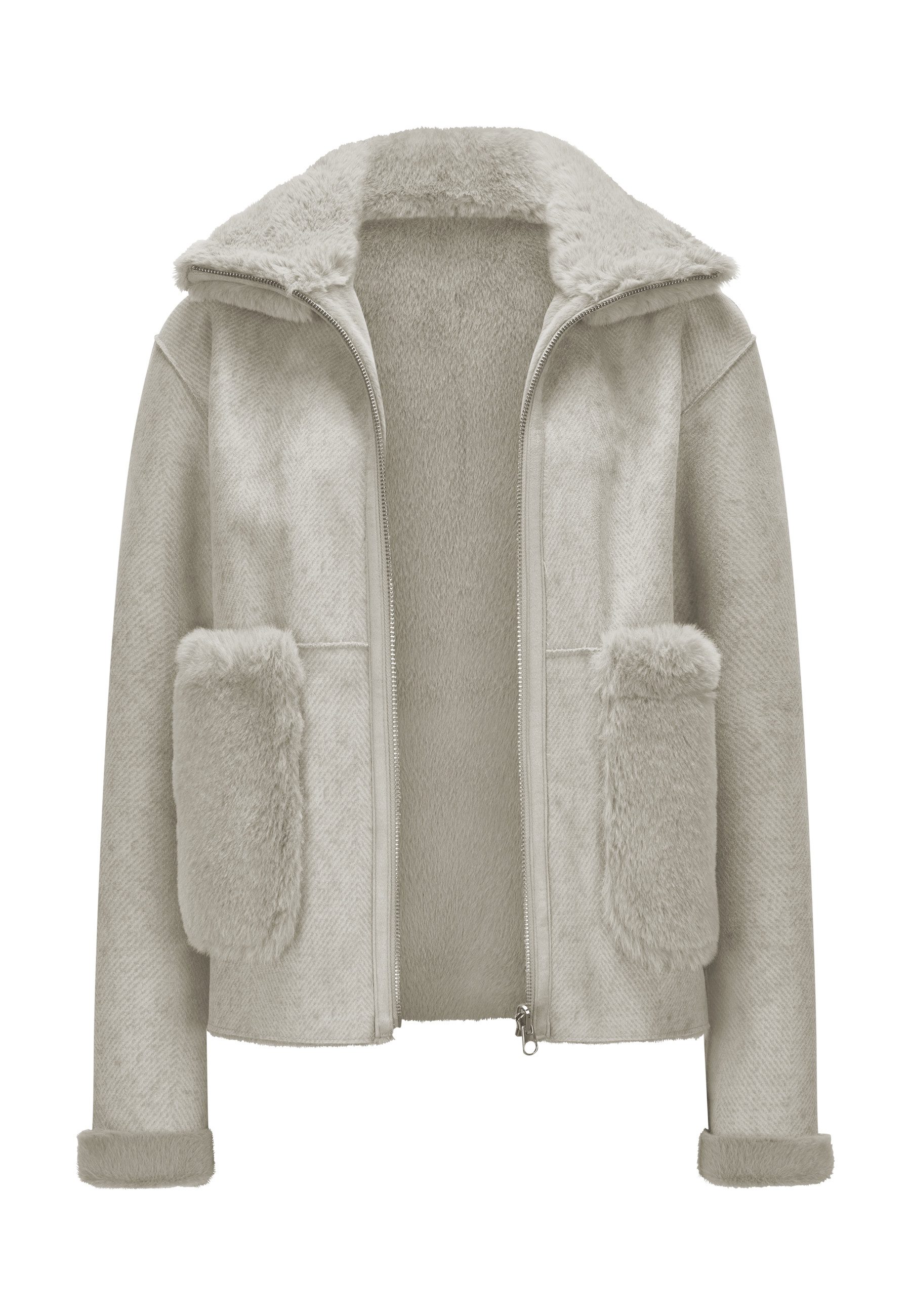 Milestone Wendejacke MSMinu Damen Jacke beidseitig Übergangsjacke Metallreißverschluss