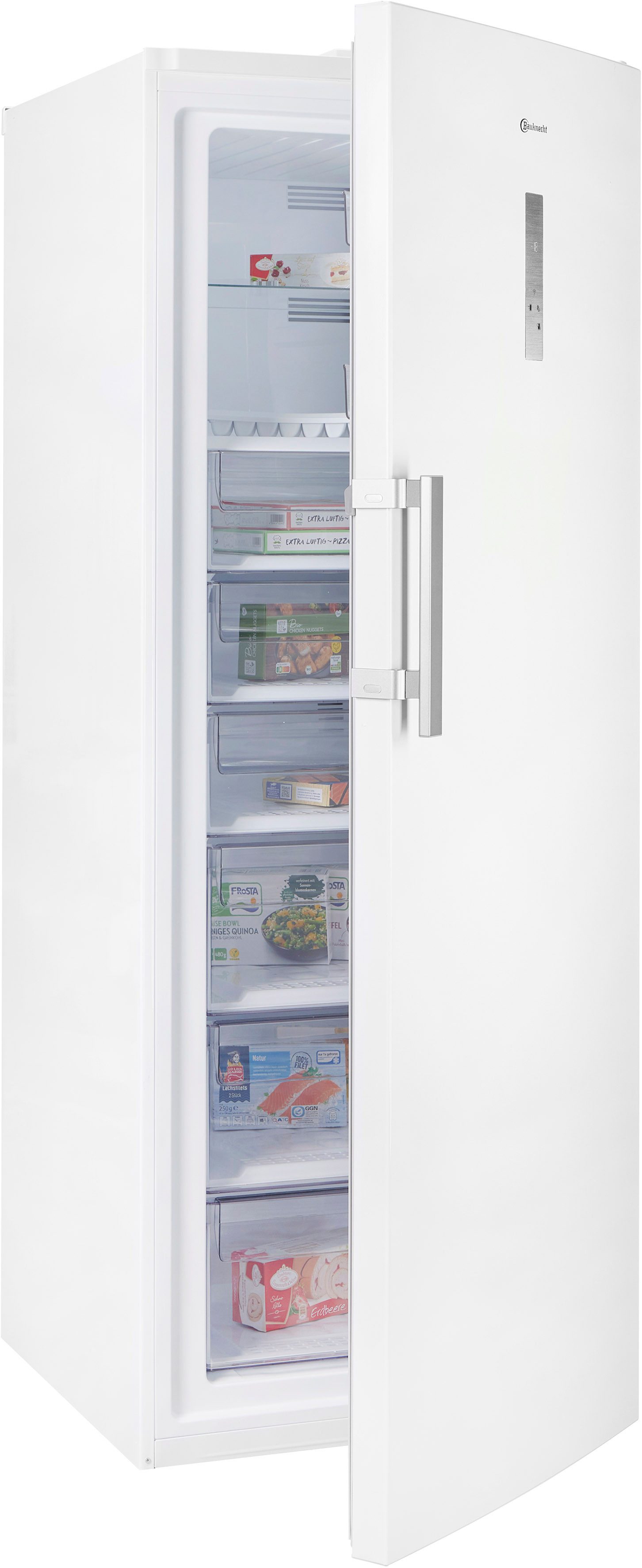 BAUKNECHT Gefrierschrank NoFrost GKN WC19170D, 191,2 cm hoch, 70 cm breit, Multi Zone – mit nur einem Tastendruck vom Gefrier- zum Kühlgerät