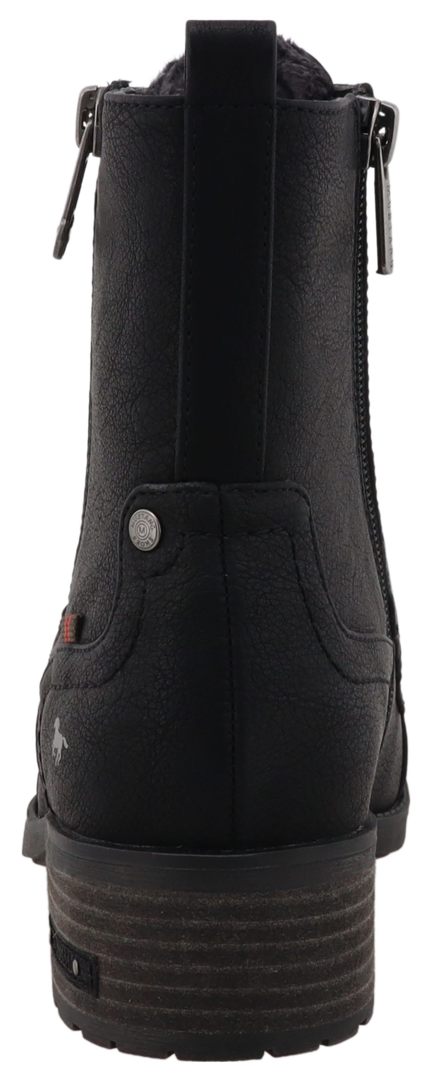 Mustang Shoes Fabienne Winterstiefelette Schnürstiefelette mit Blockabsatz günstig online kaufen