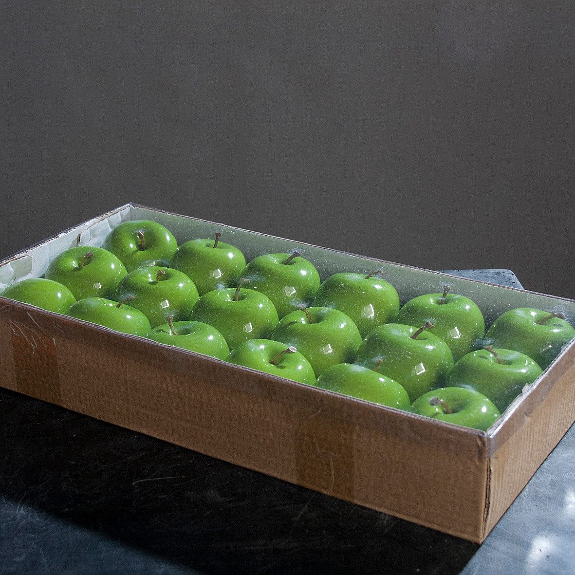 Kunstpflanze Apfel grün 7,5 cm Kunstobst von DPI, DPI, Höhe 7,5 cm günstig online kaufen