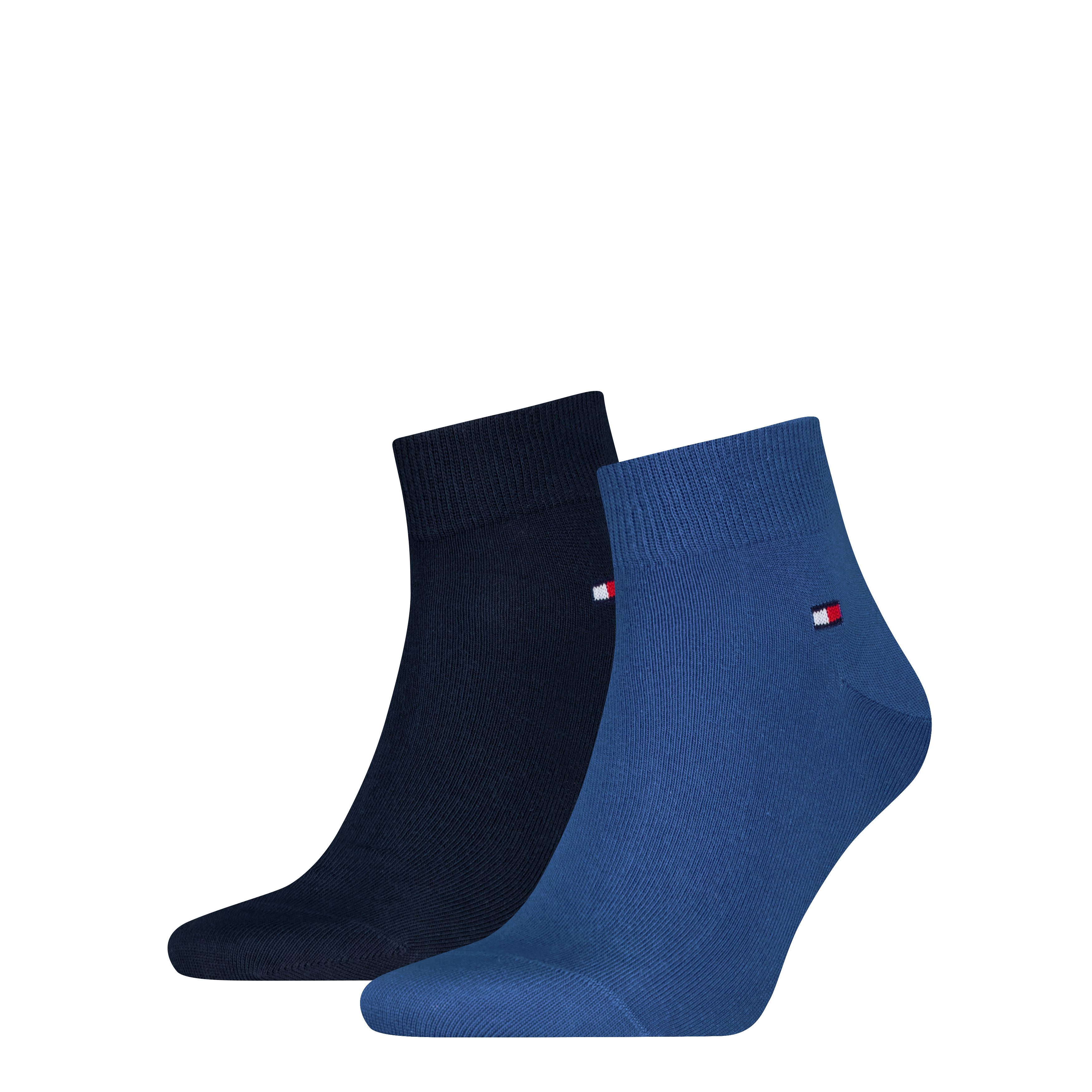Tommy Hilfiger Kurzsocken TH MEN QUARTER 2P (2 Paar) weicher, elastischer R günstig online kaufen